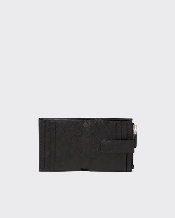 Saffiano Leather Card Holder - Black Saffiano Leather Card Holder - Black