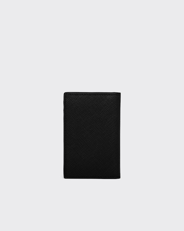 Tarjetero de piel Saffiano Tarjetero de piel Saffiano
