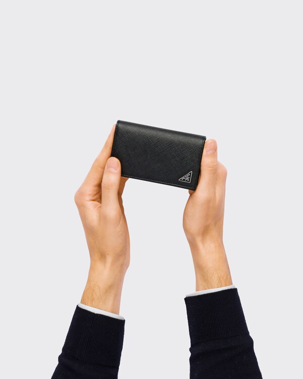 Saffiano Leather Card Holder Saffiano Leather Card Holder