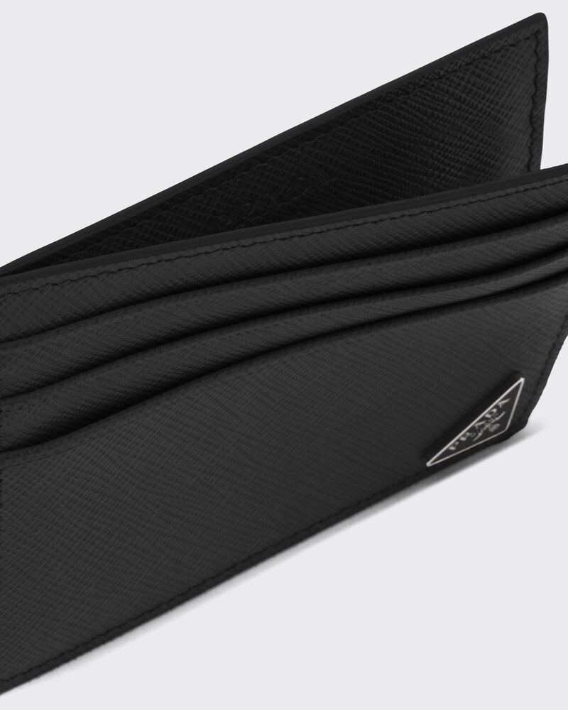 Irradiar consumo Pekkadillo Carteras y tarjeteros de piel y nylon para hombres | PRADA