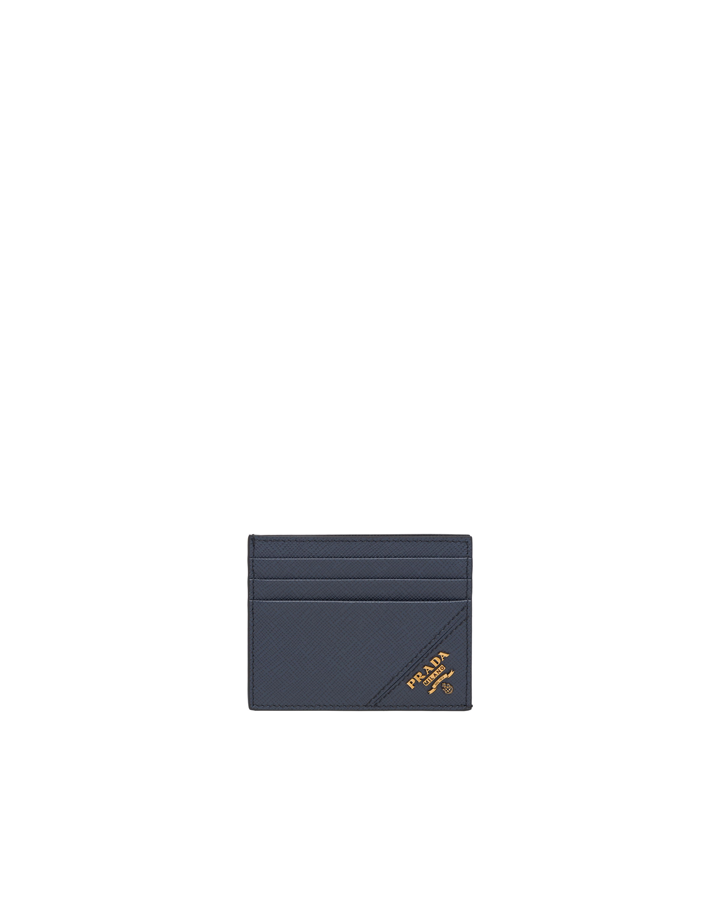 saffiano leather badge holder