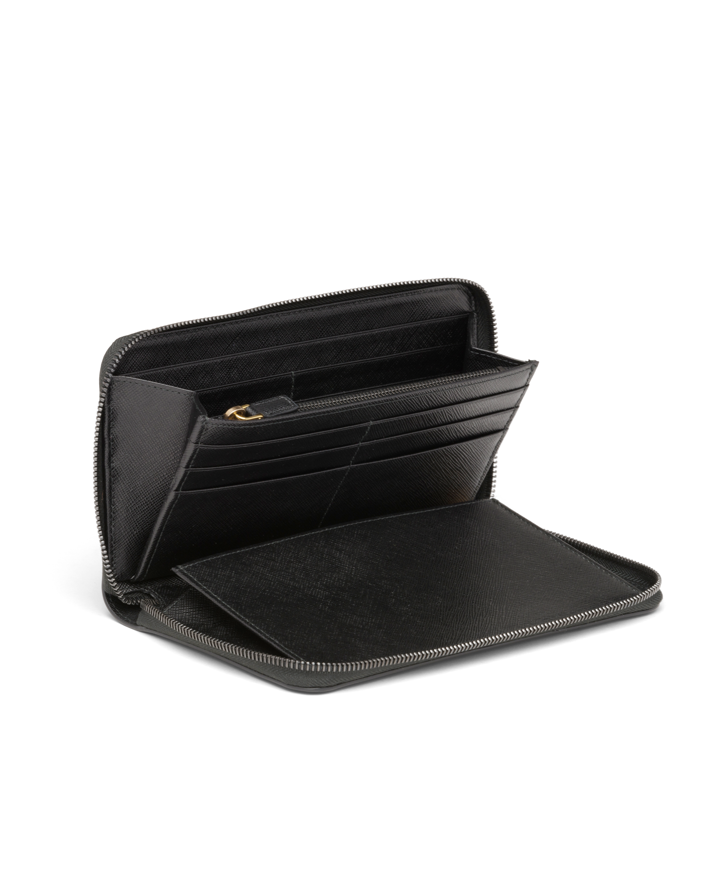 prada zipper wallet