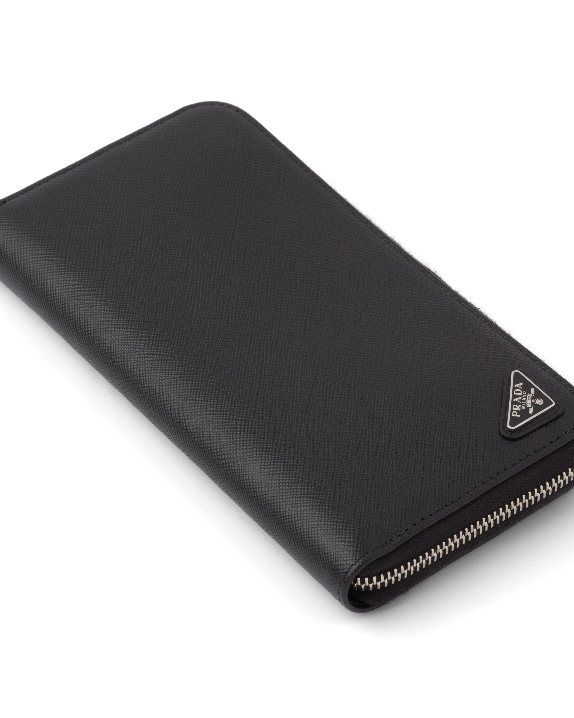 Prada Saffiano Wallet In Black