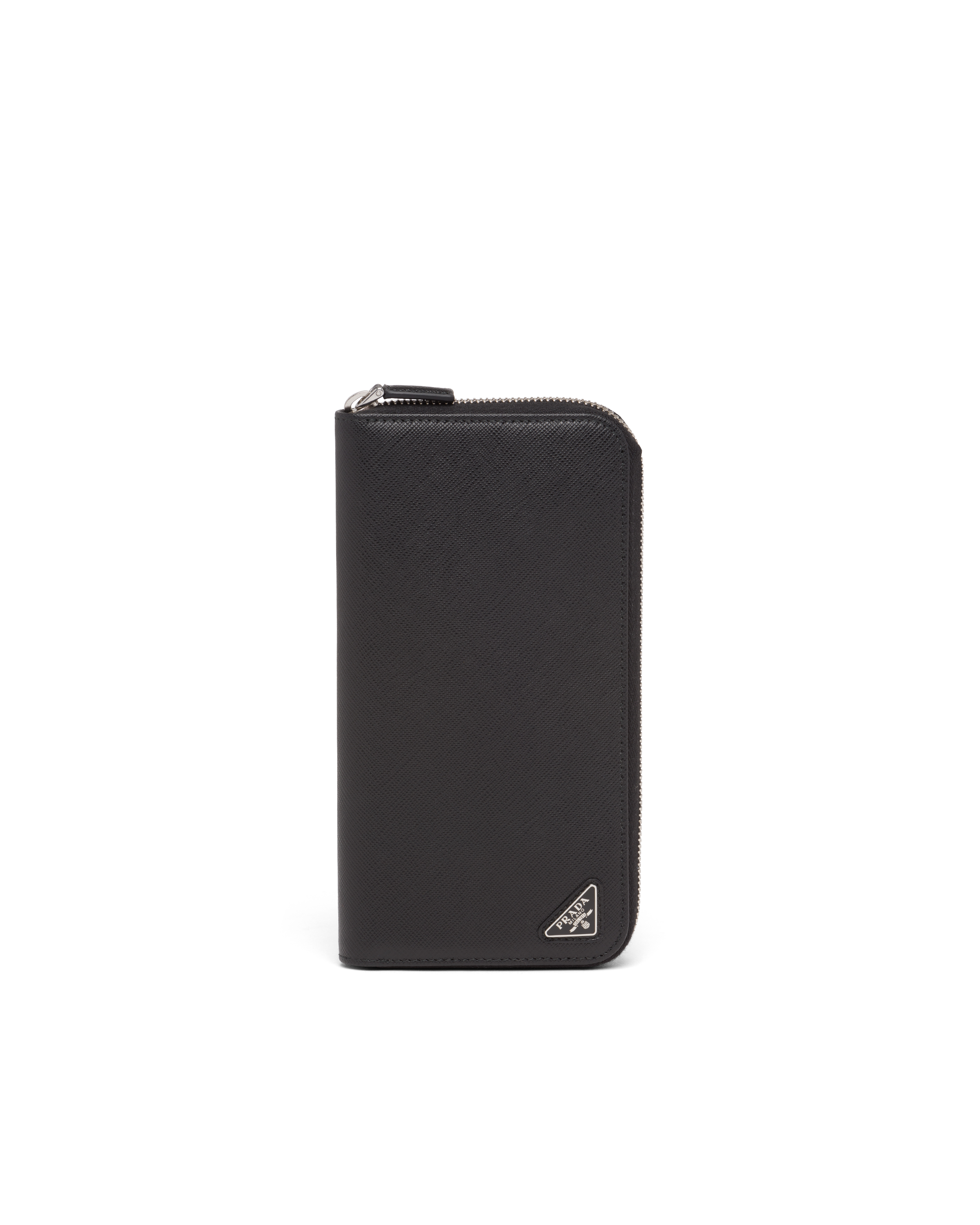 Prada Saffiano Wallet In Black