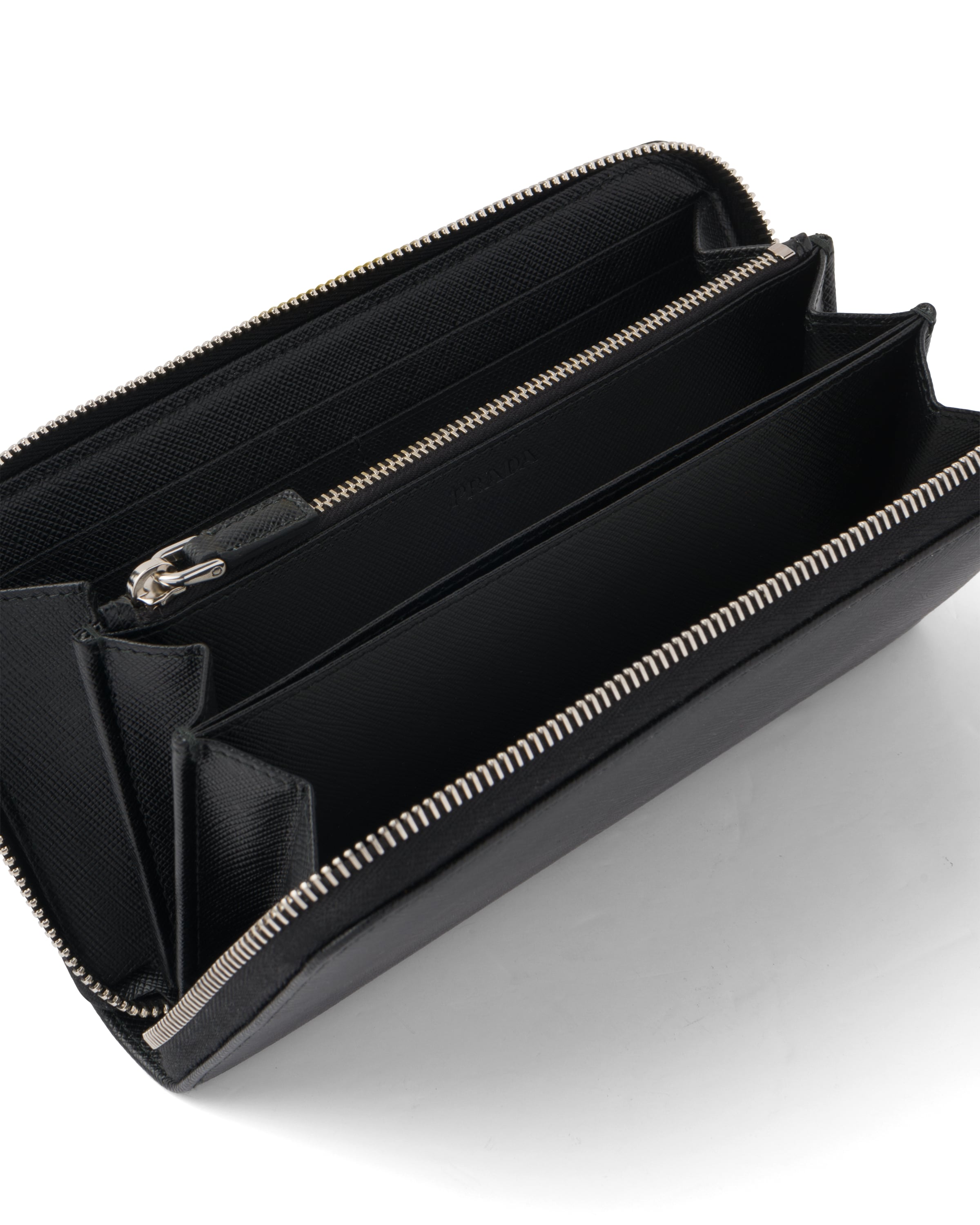 Prada Saffiano Wallet In Black