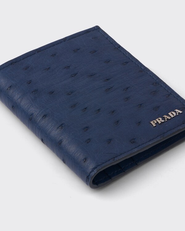 Ostrich Leather Wallet Ostrich Leather Wallet