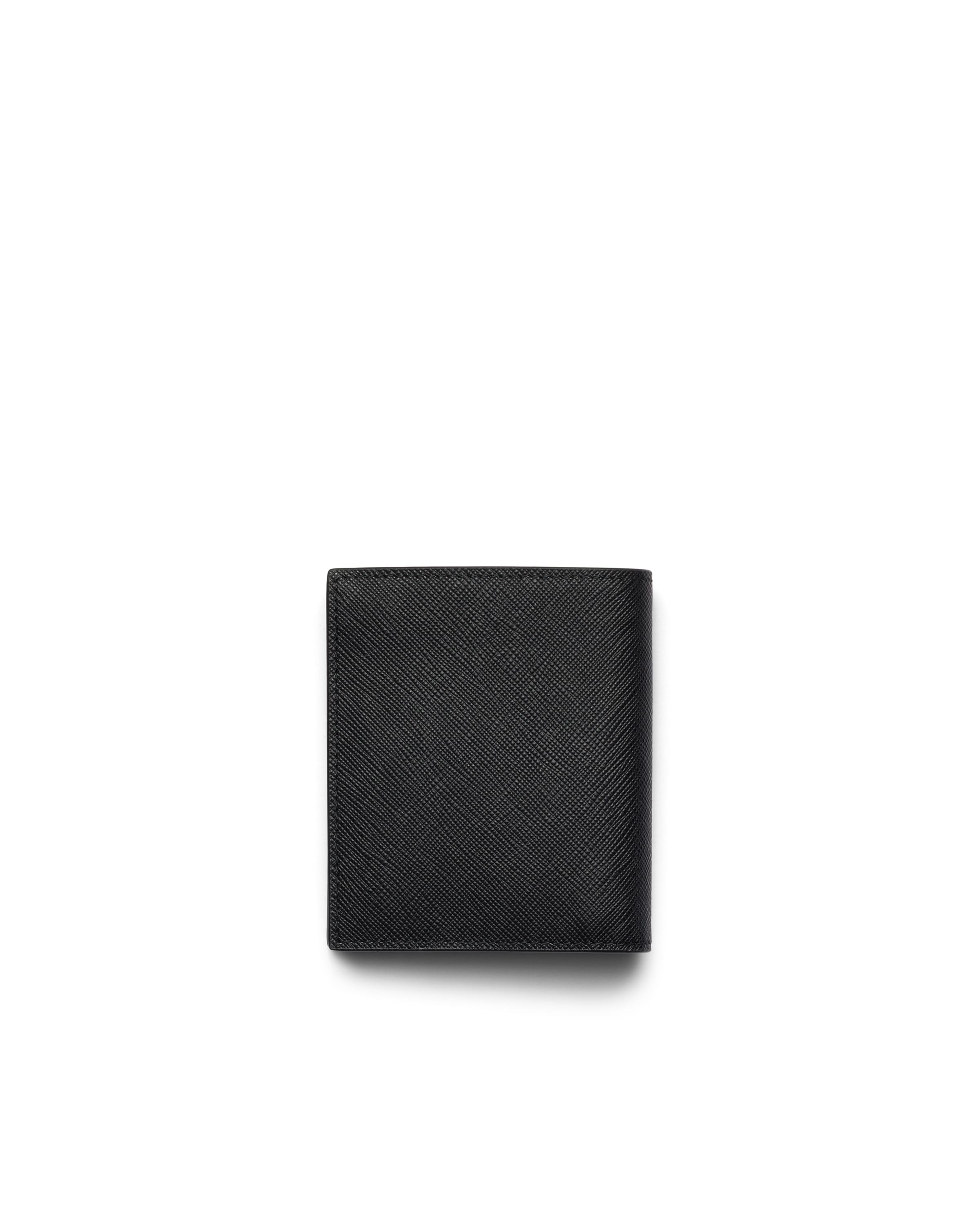 Prada Saffiano Leather Logo Wallet