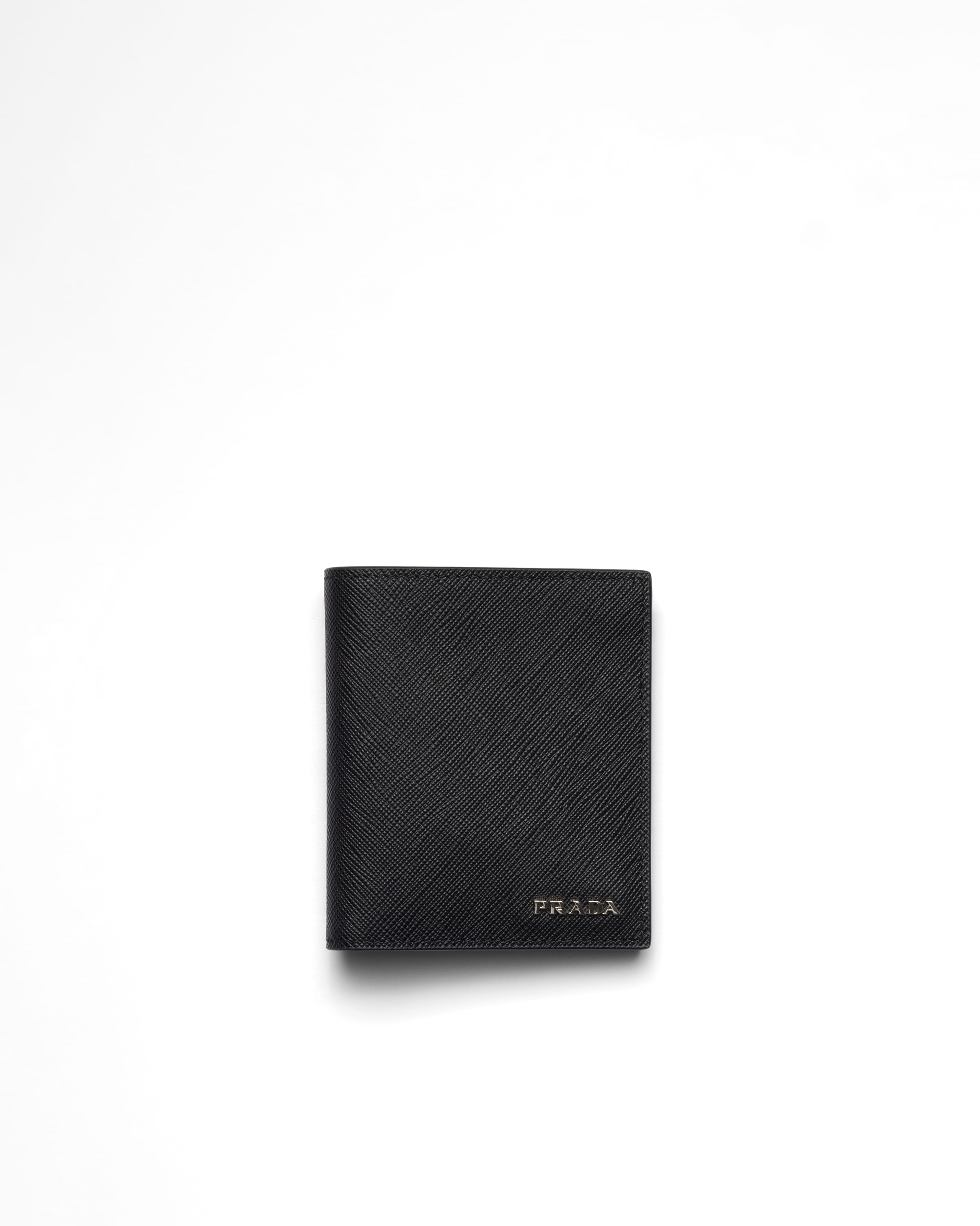 Prada Saffiano Leather Logo Wallet