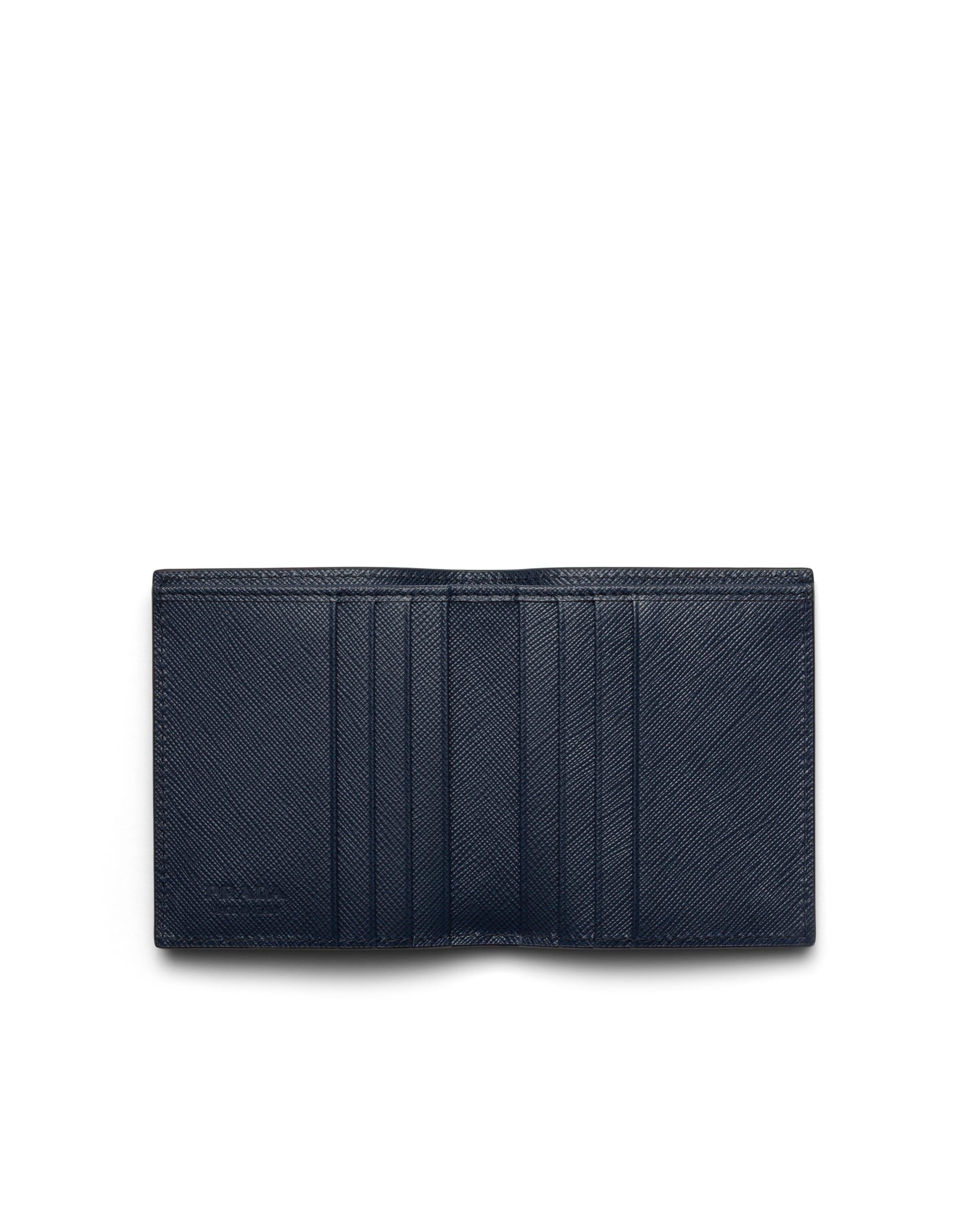 Prada Saffiano Leather Logo Wallet