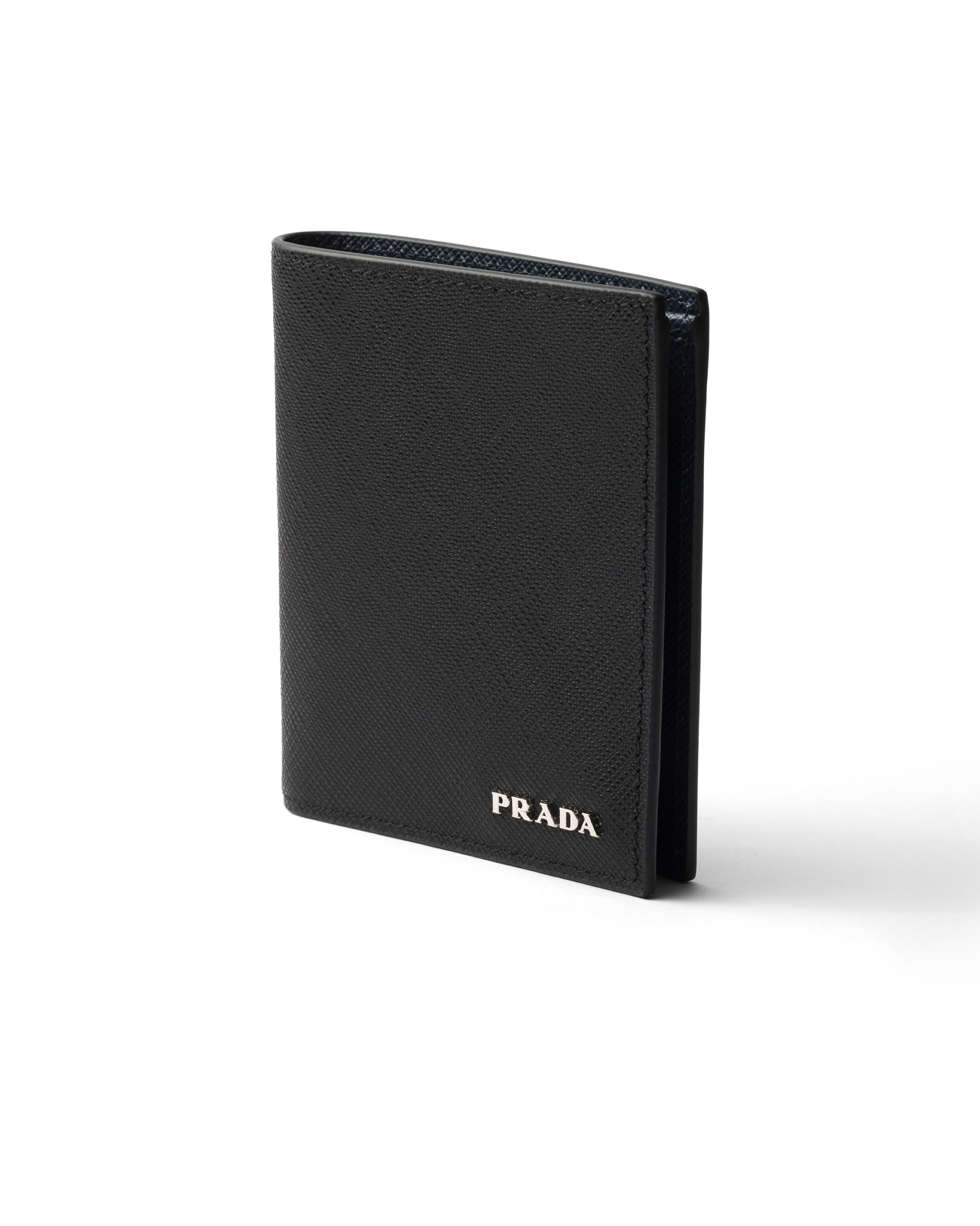 Prada Saffiano Leather Logo Wallet