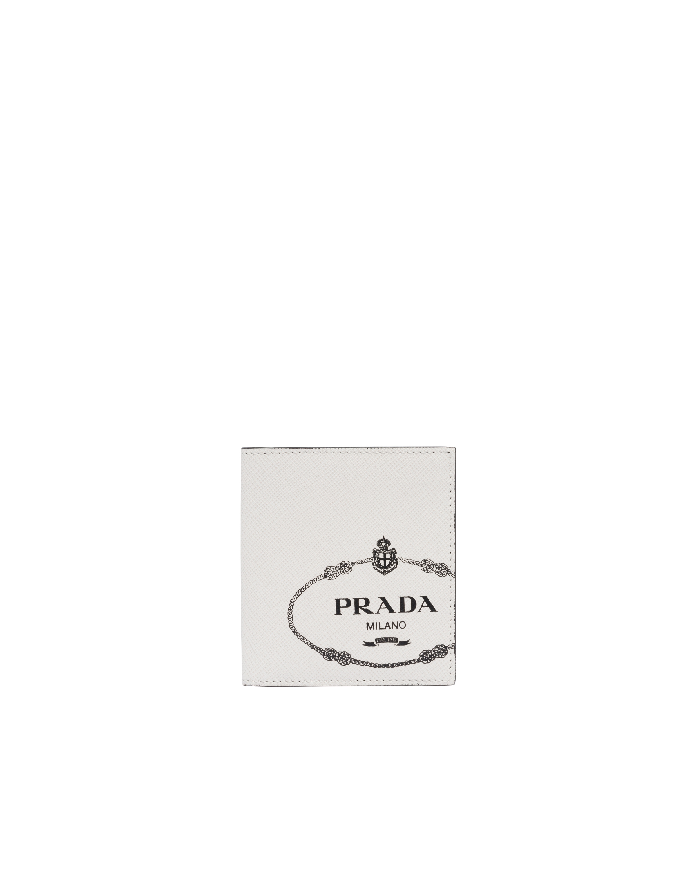 Saffiano Leather Wallet Prada 2mo004 2mb8 F0n13,Cute Black And White Girl Wallpaper Drawing
