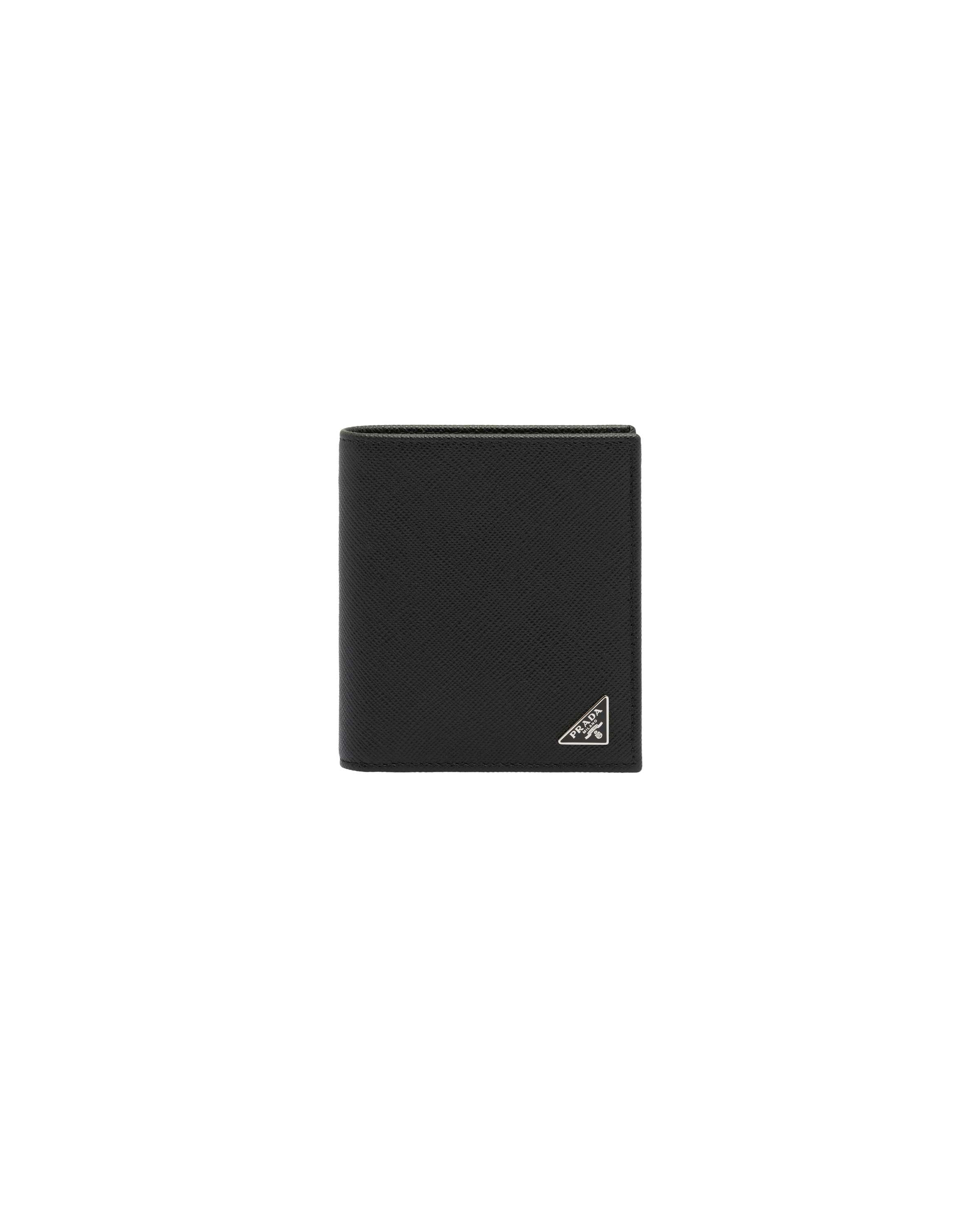 Prada Saffiano Leather Wallet In Black