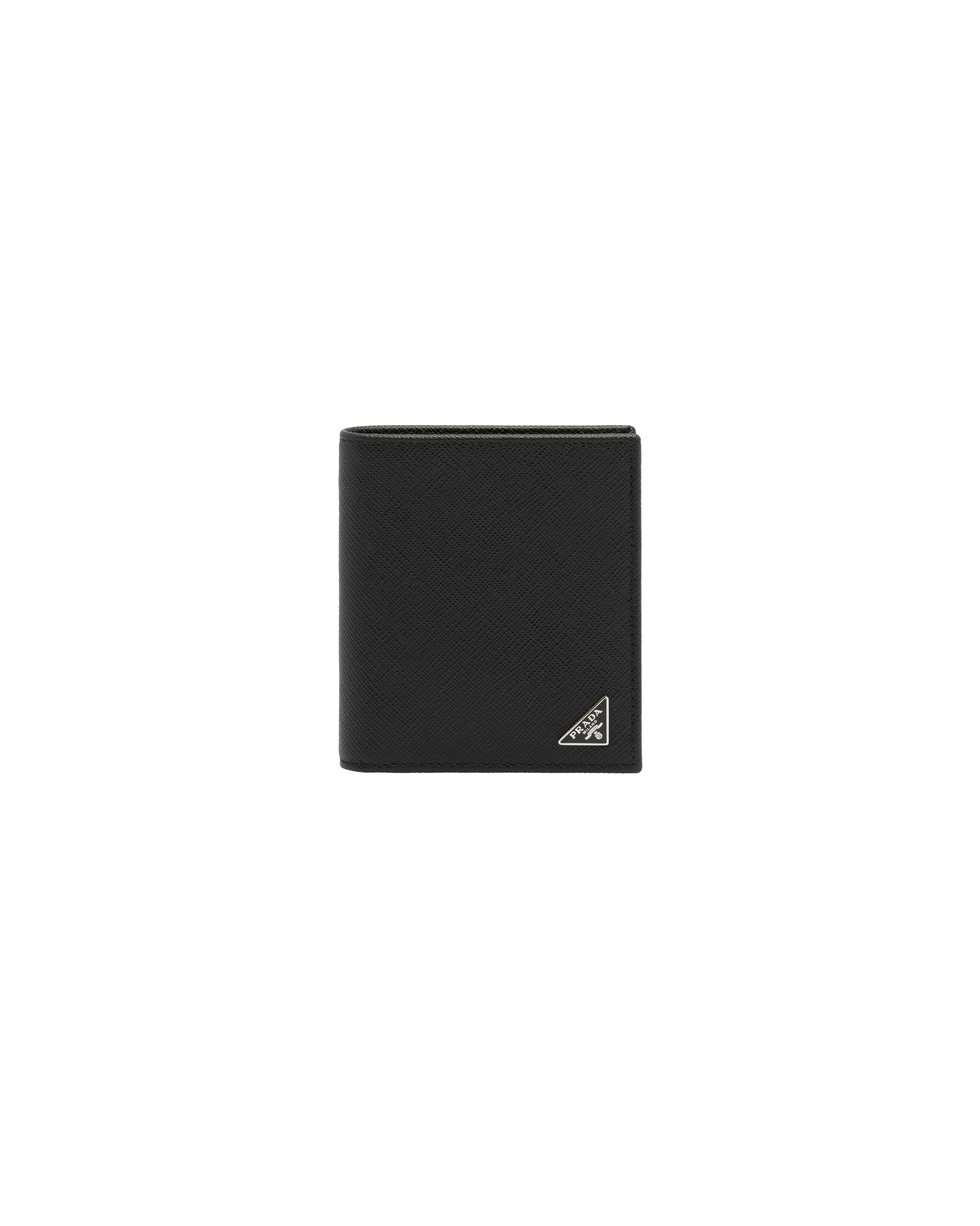 Prada Saffiano Leather Wallet In Black