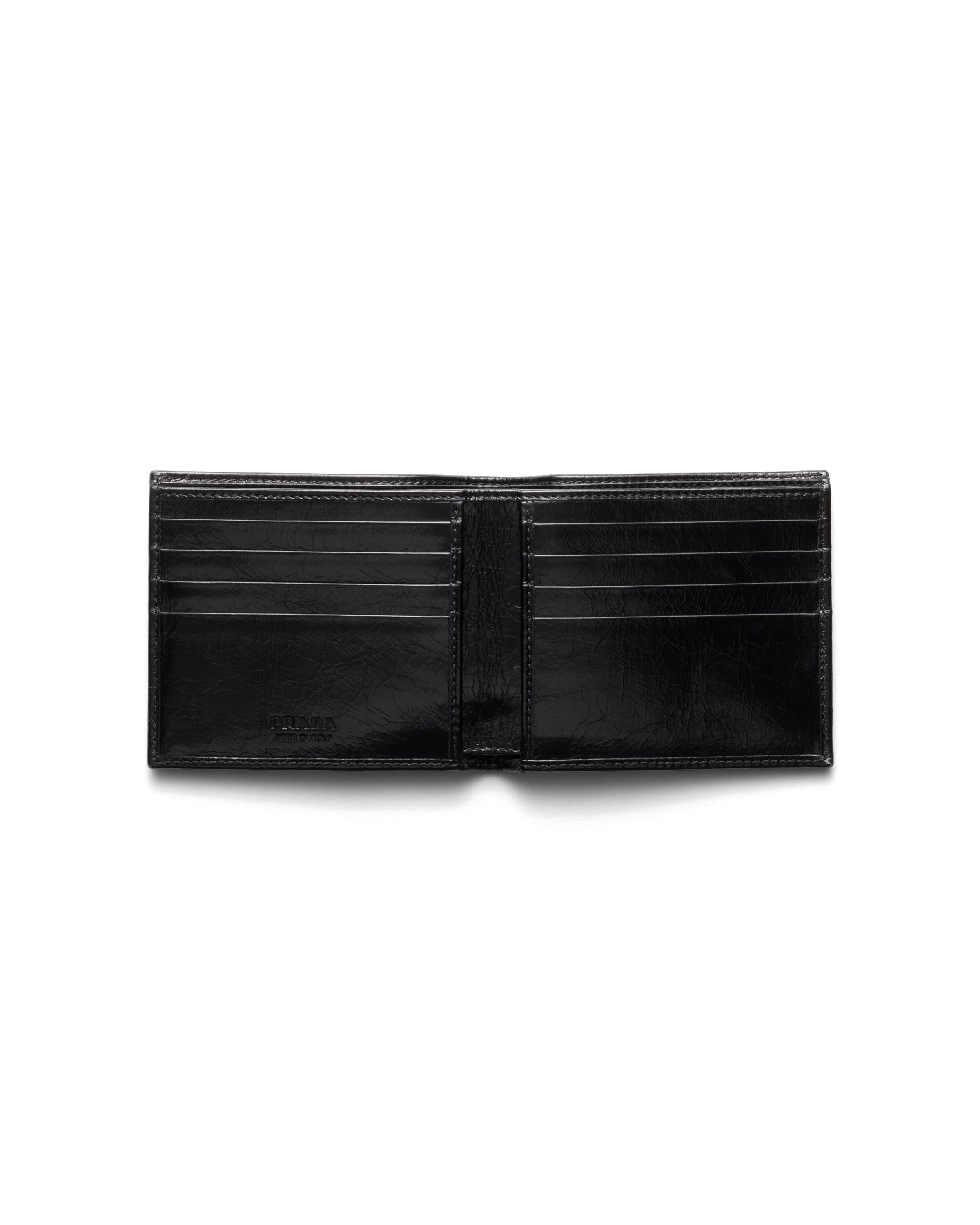 Prada Leather Triangle Wallet