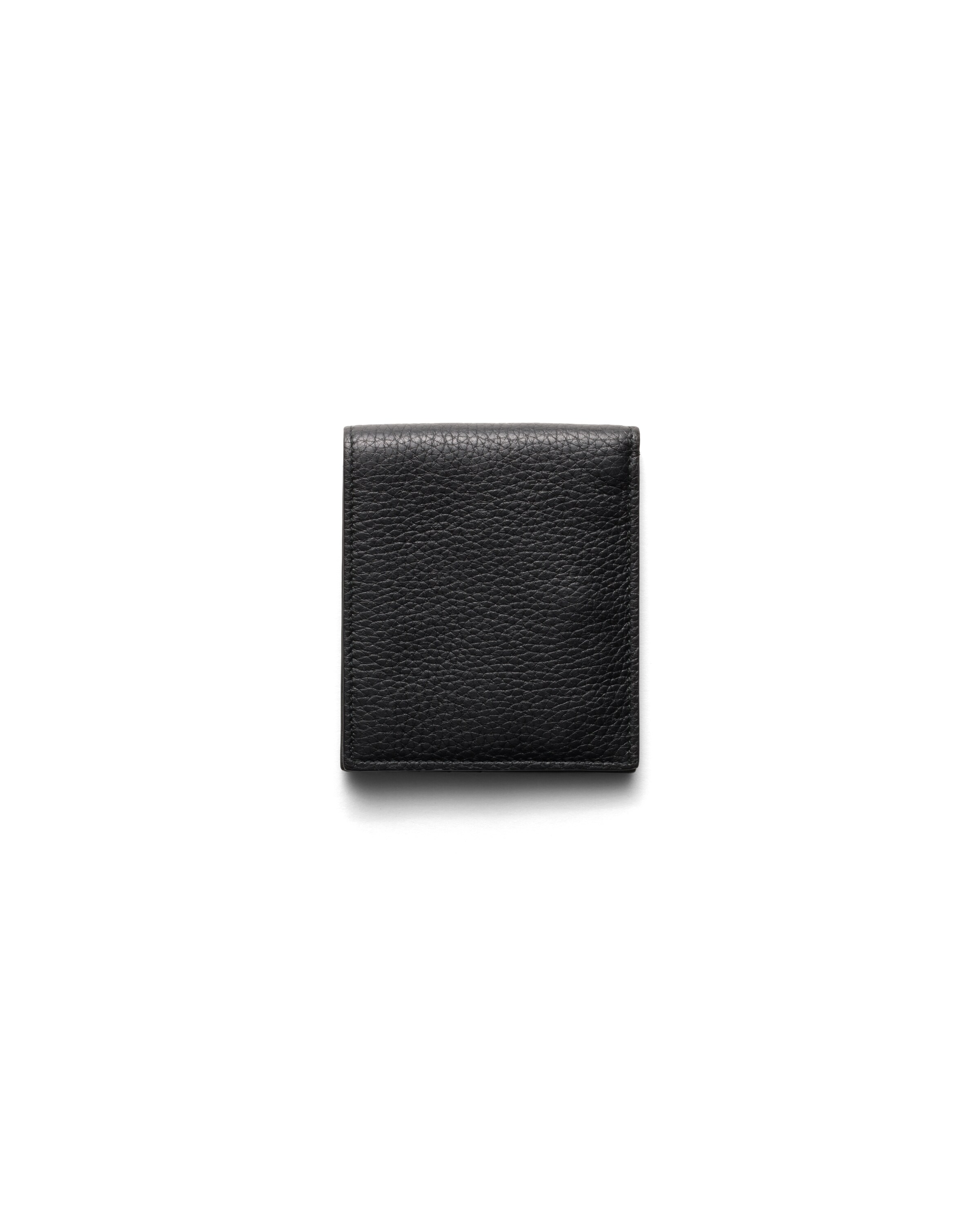 Prada Leather Wallet In Black
