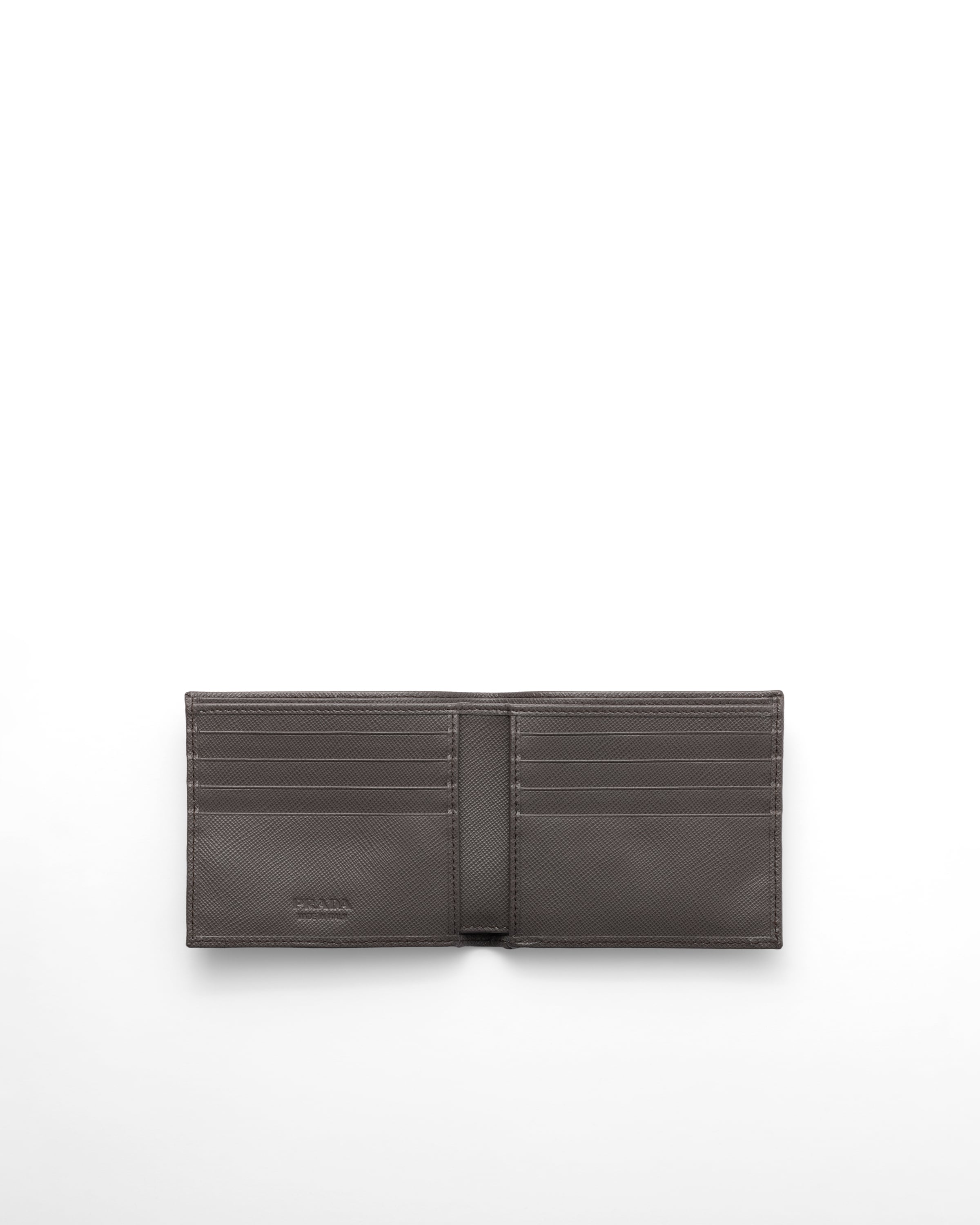 Prada Saffiano Leather Wallet With Coin Purse