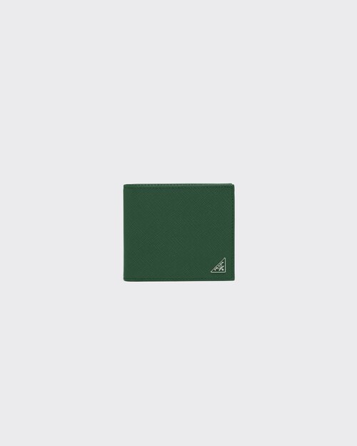 prada wallet green