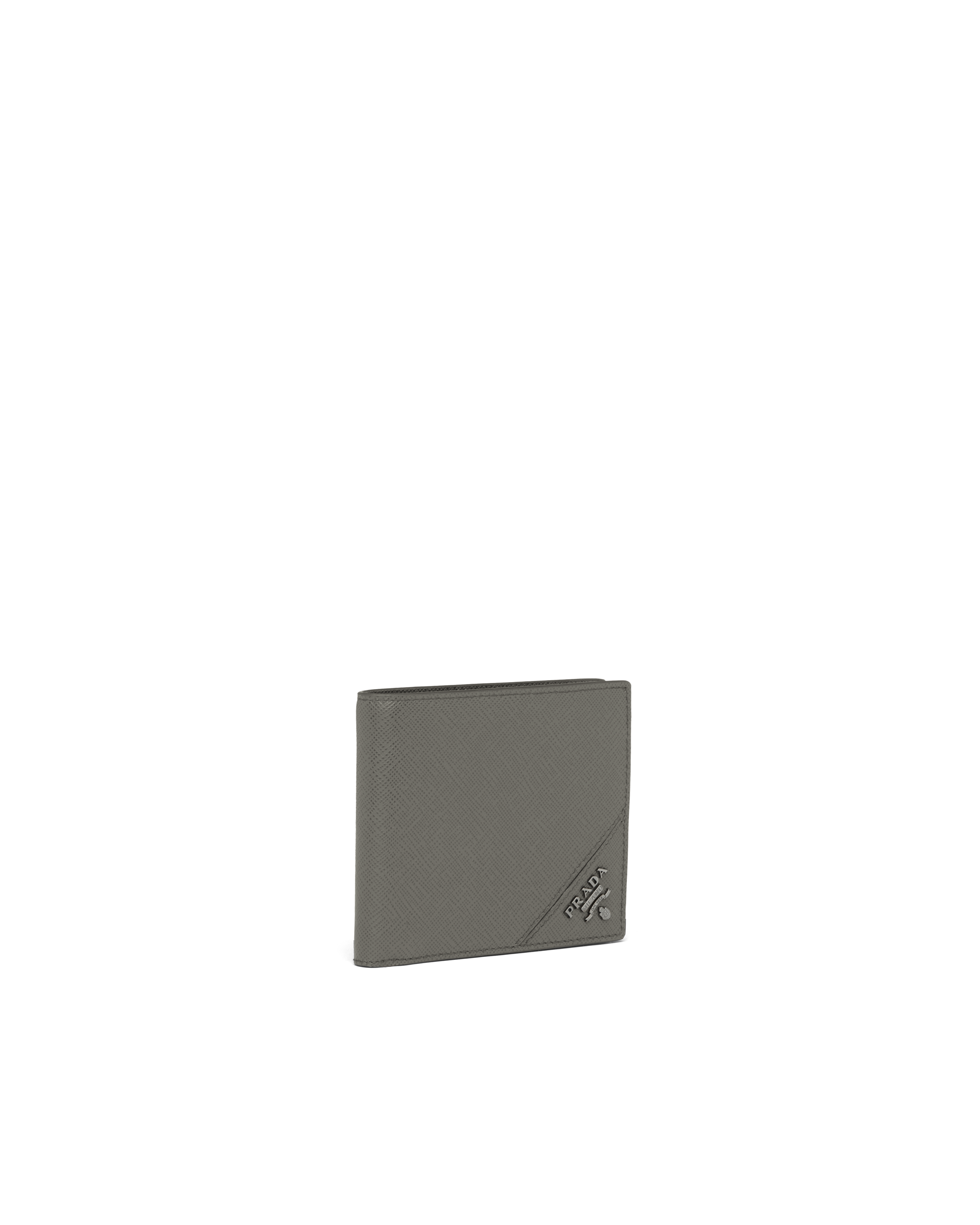 Prada grey wallet online