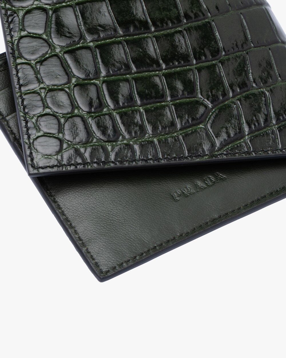 prada crocodile wallet