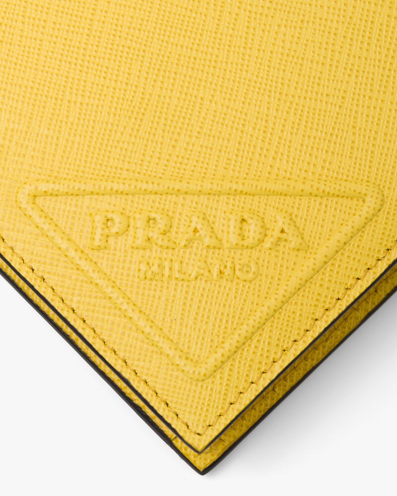 prada yellow wallet