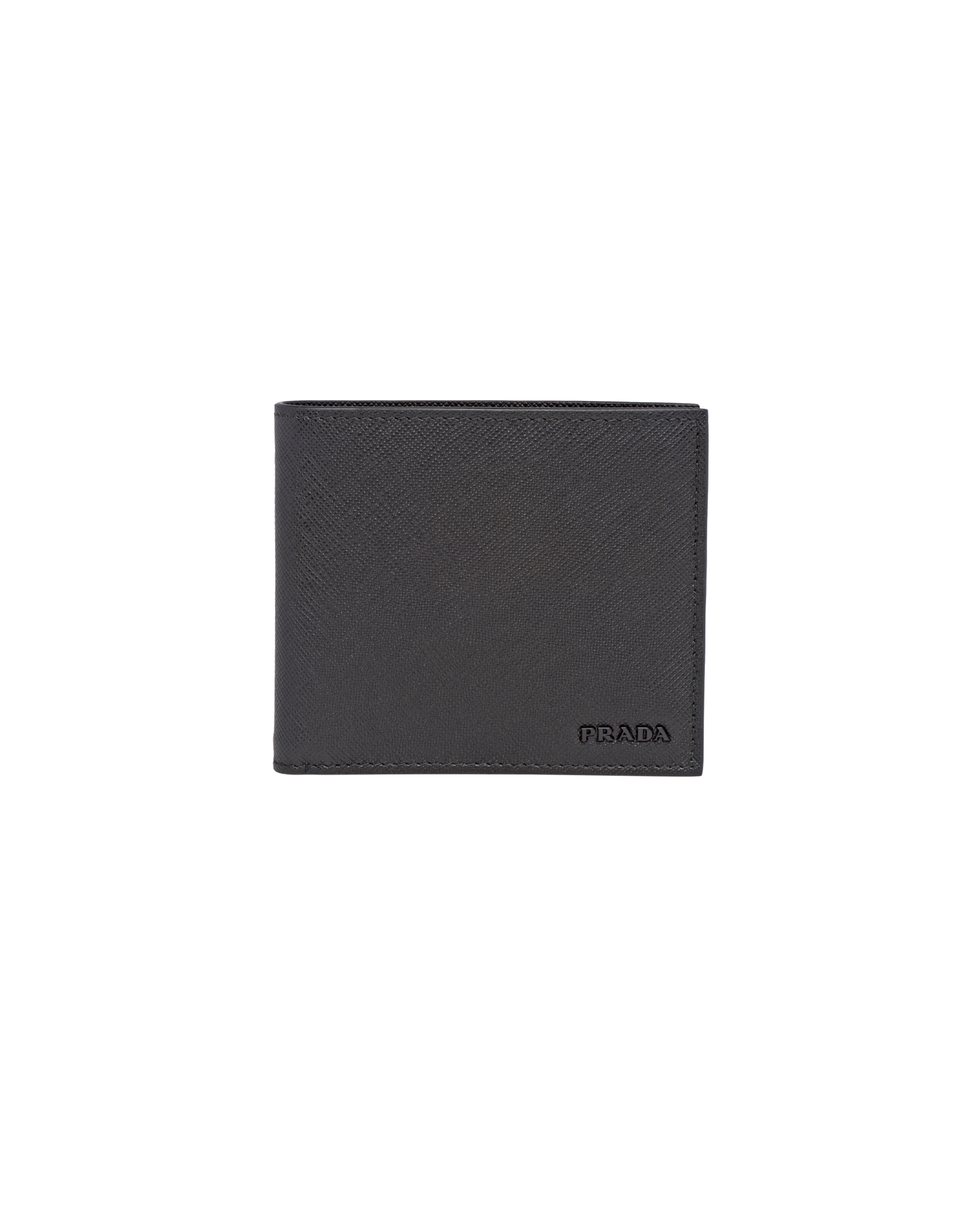 prada men's classic money clip wallet