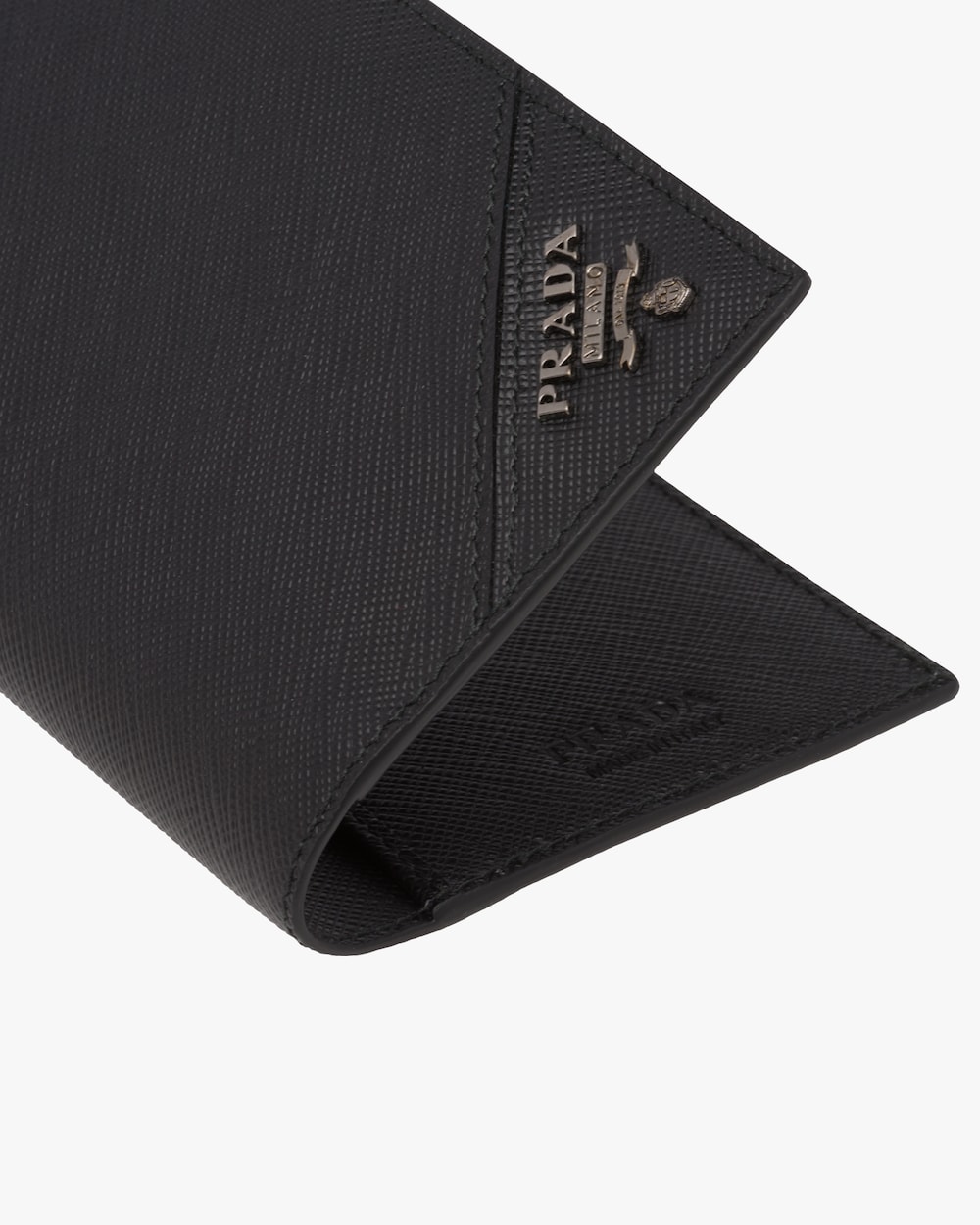 saffiano leather wallet prada price