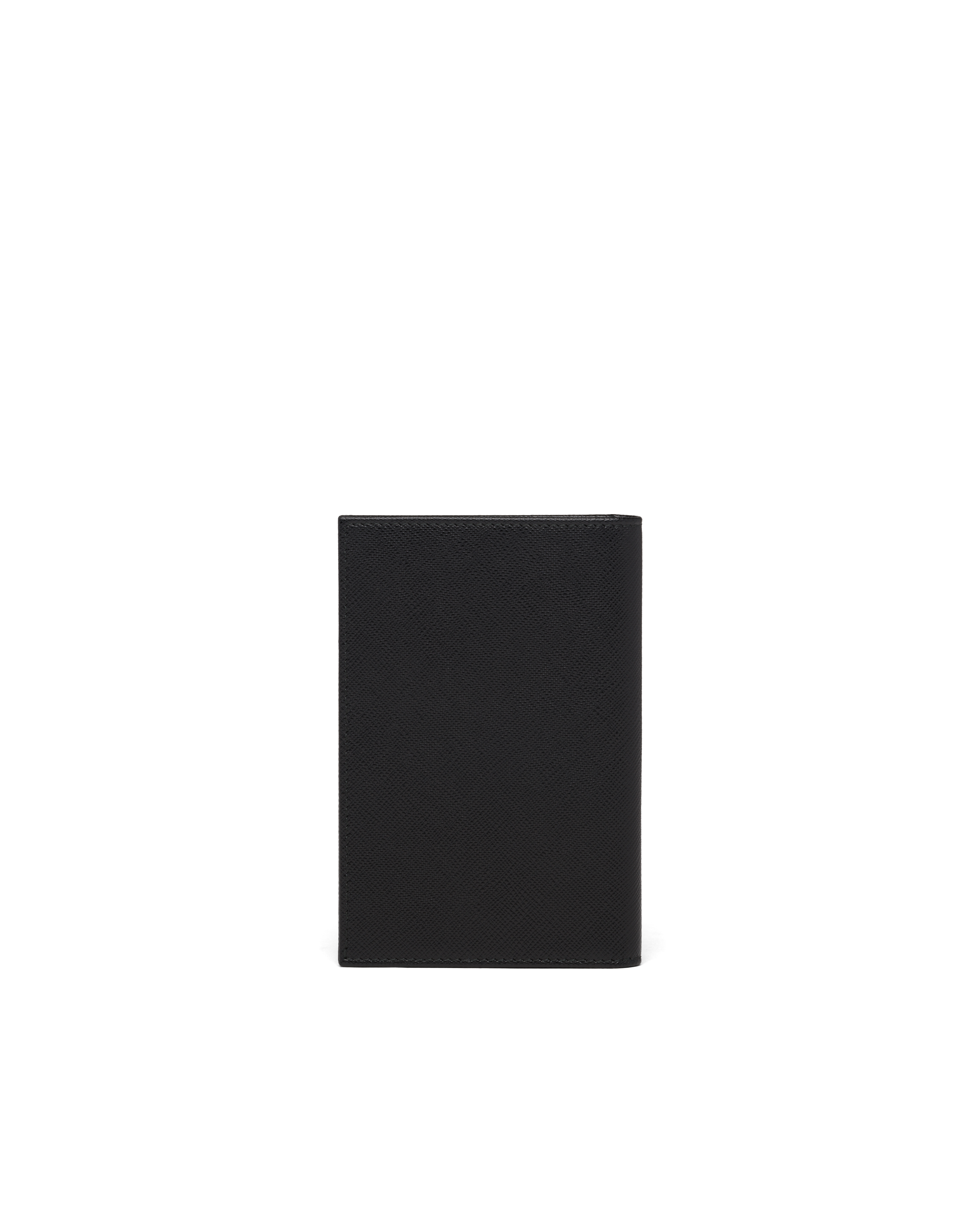 Prada - Black Saffiano Sport Passport Holder