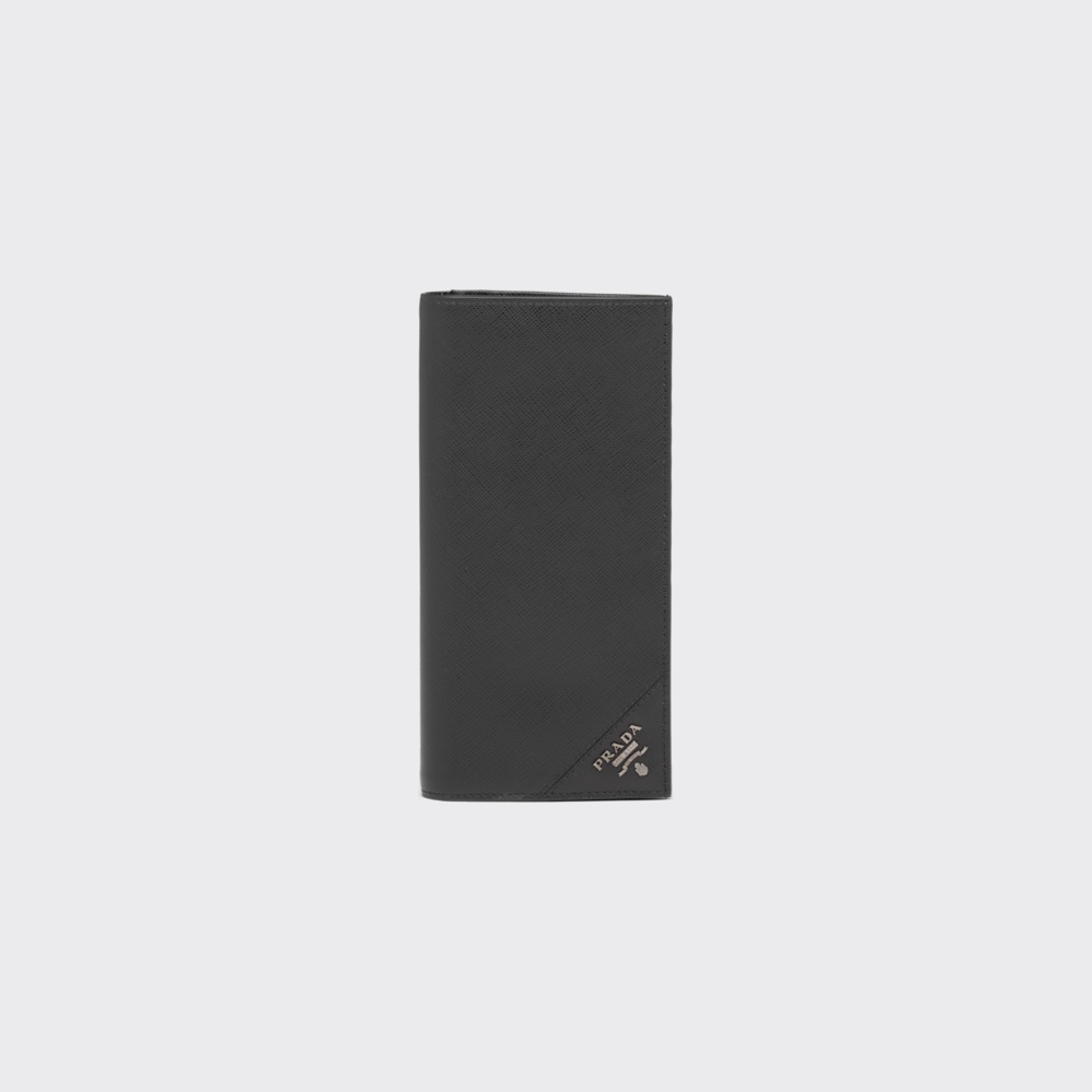 Prada Saffiano 皮革长钱夹 1