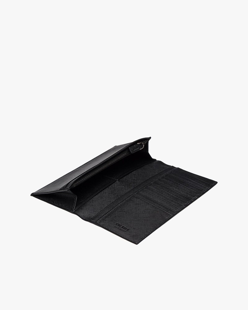 saffiano leather wallet prada price