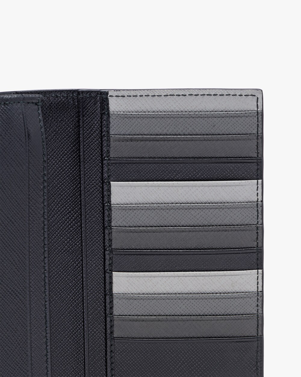 prada saffiano men's long wallet