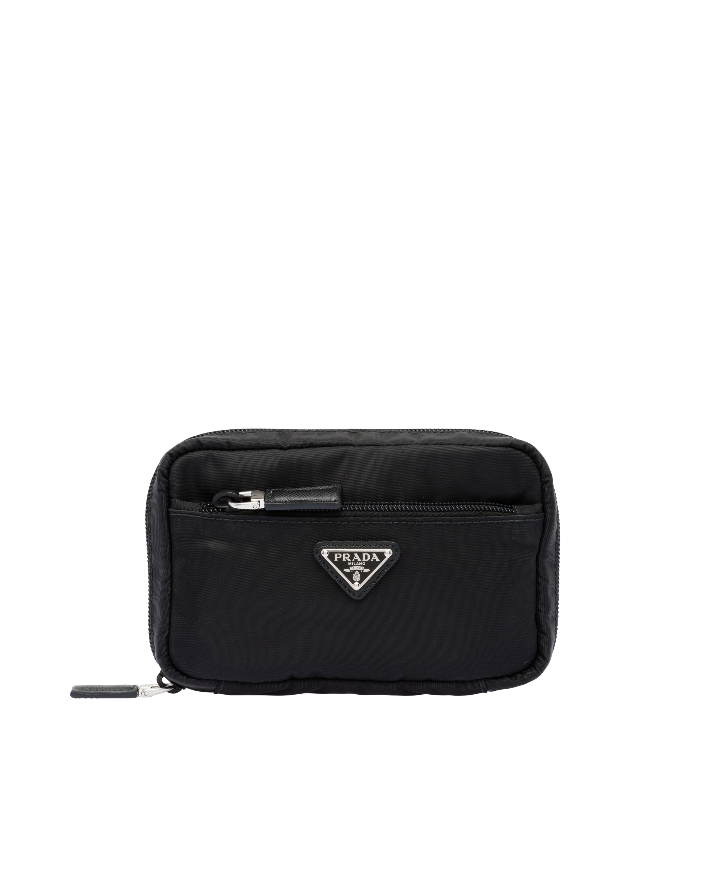 prada black nylon pouch