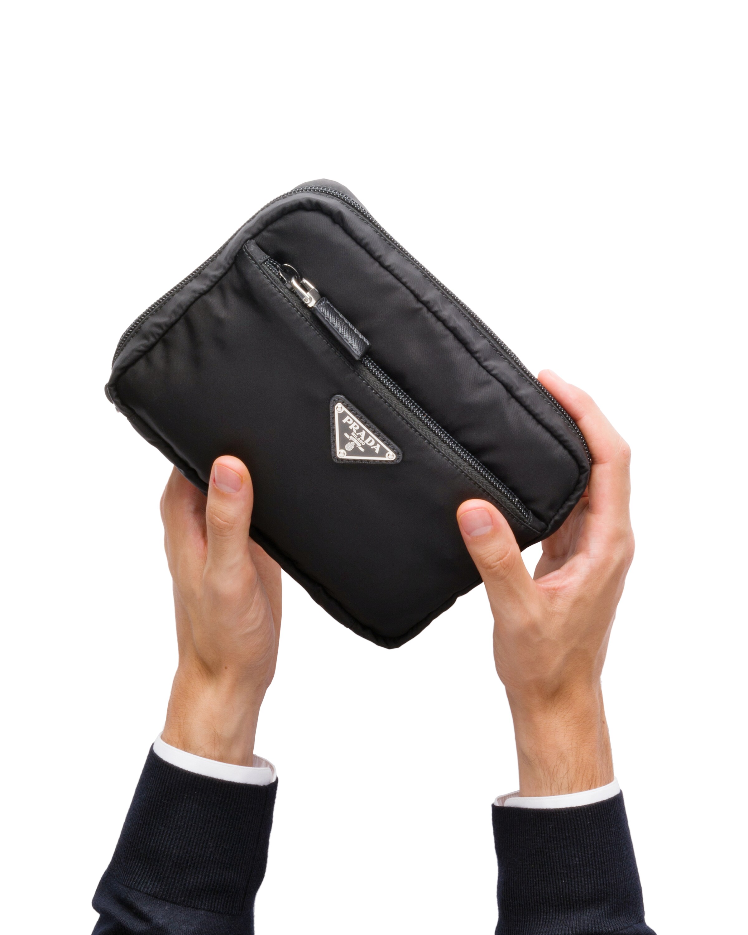 Black Nylon Pouch Prada