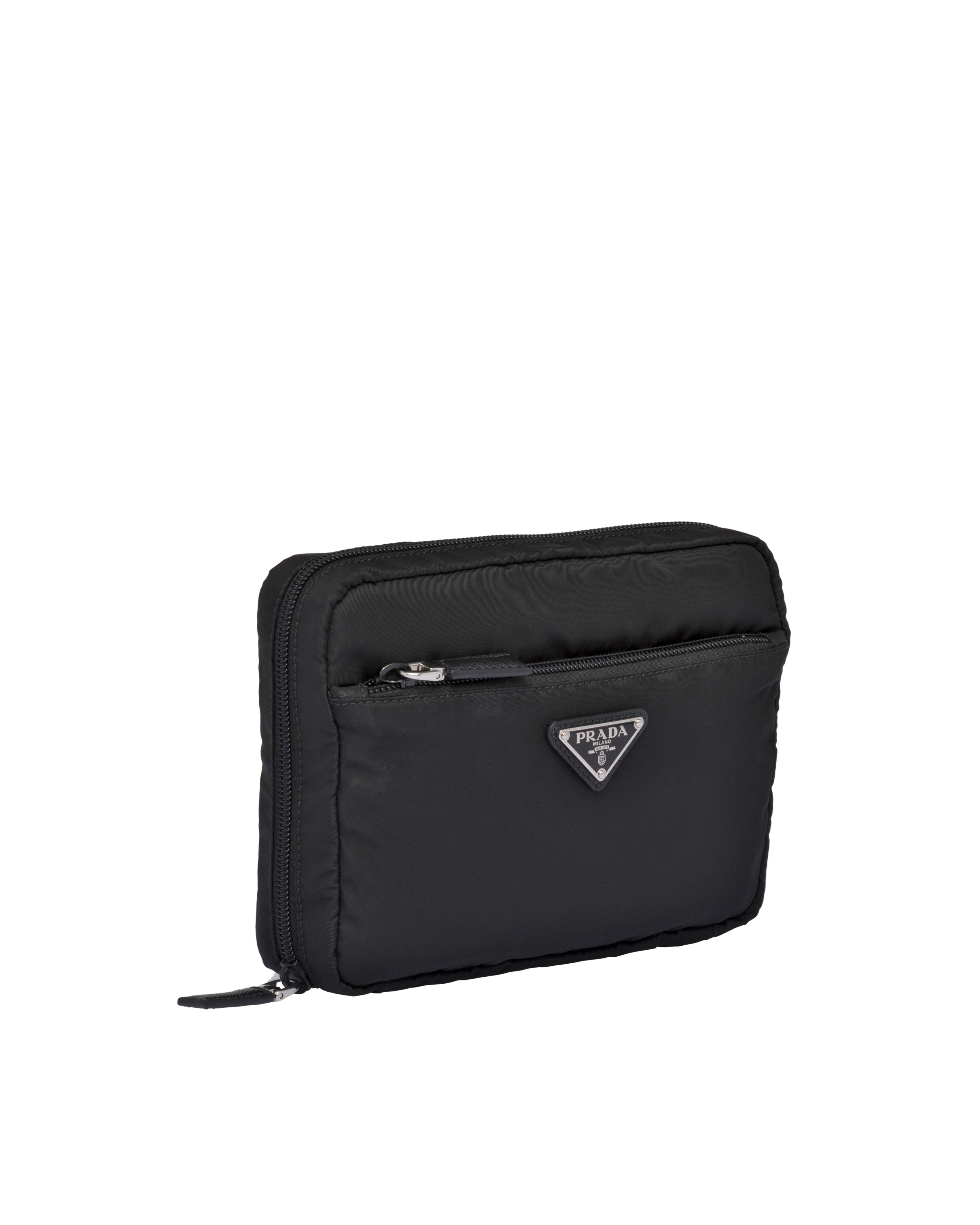 Black Nylon Pouch Prada