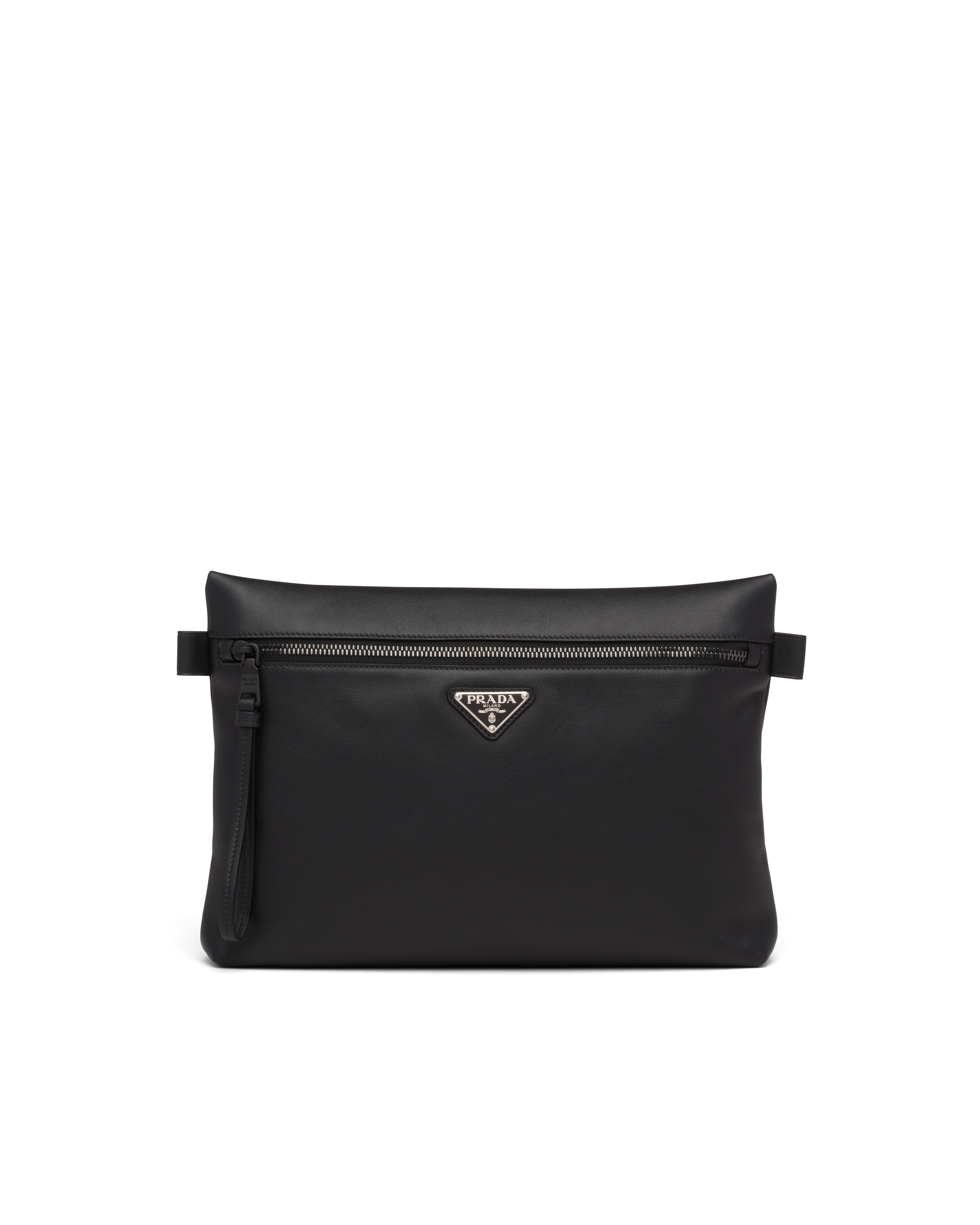 prada leather pouch