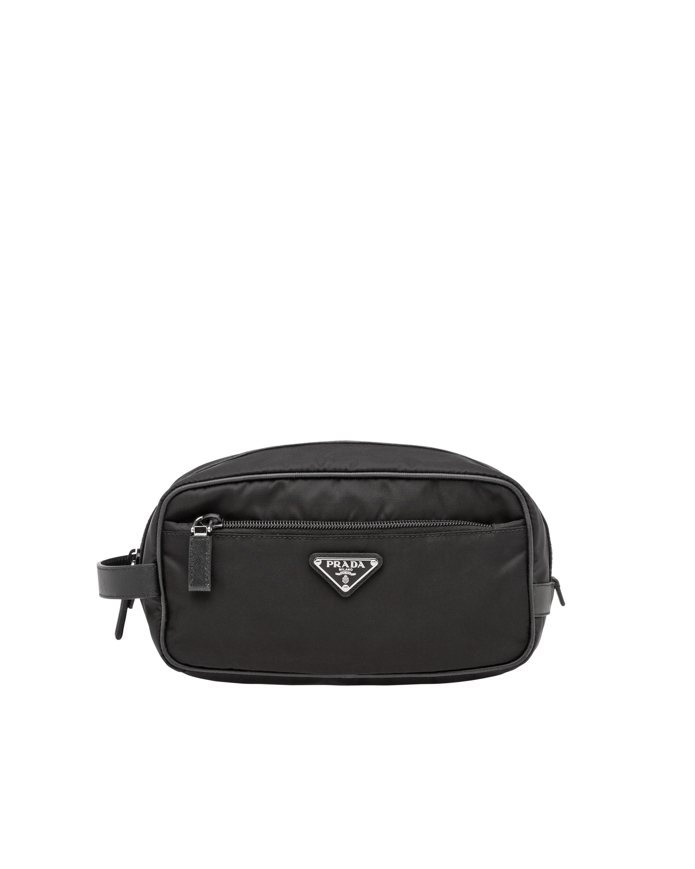 prada textured leather pouch