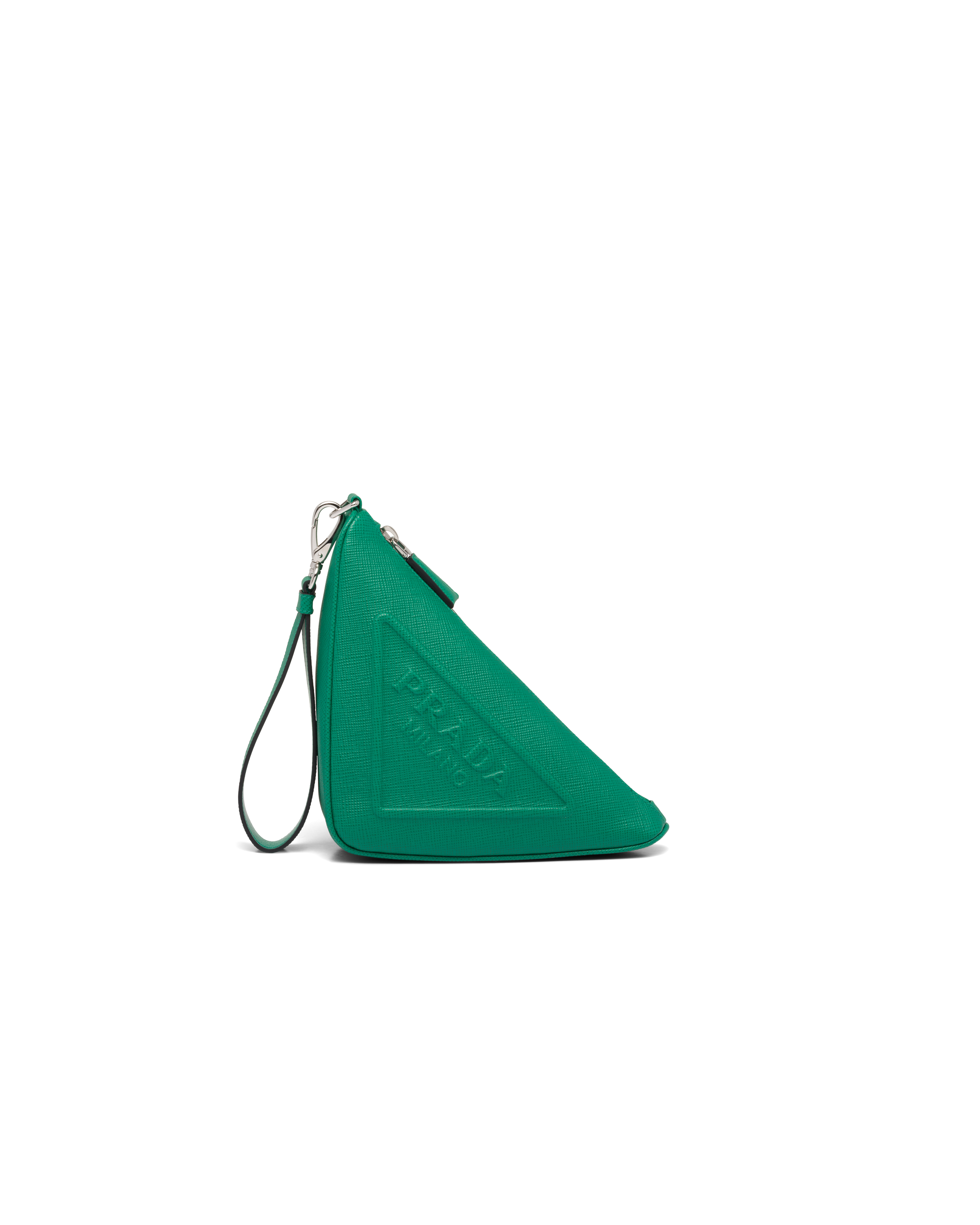 prada triangle pouch