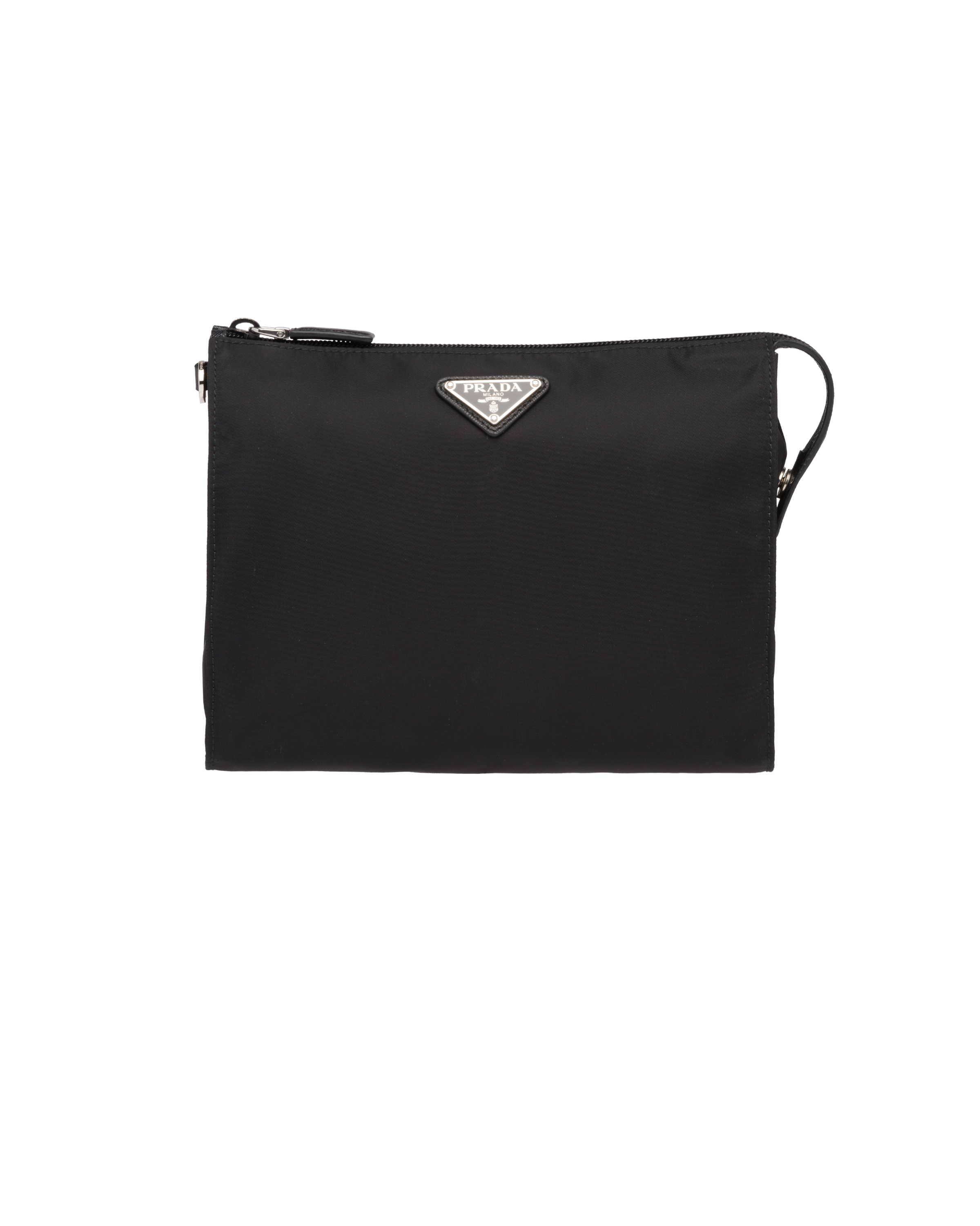 Prada large padded nylon clutch clearance