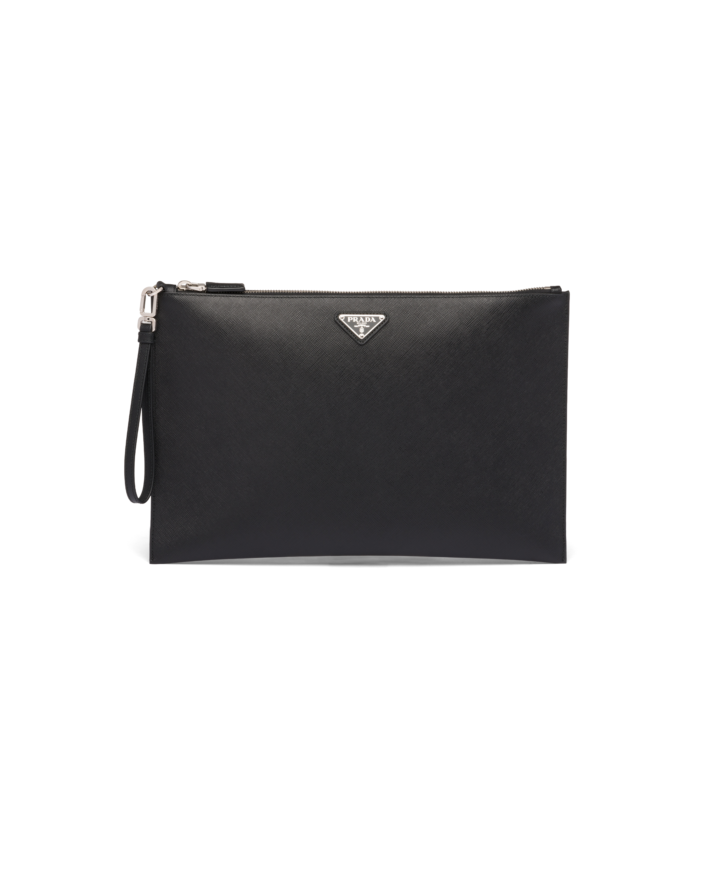 prada saffiano leather pouch