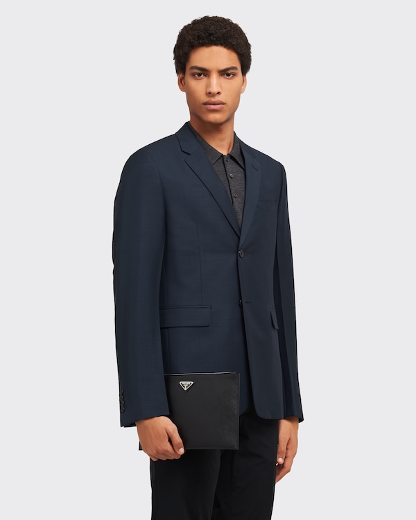 Saffiano Leather Pouch Saffiano Leather Pouch