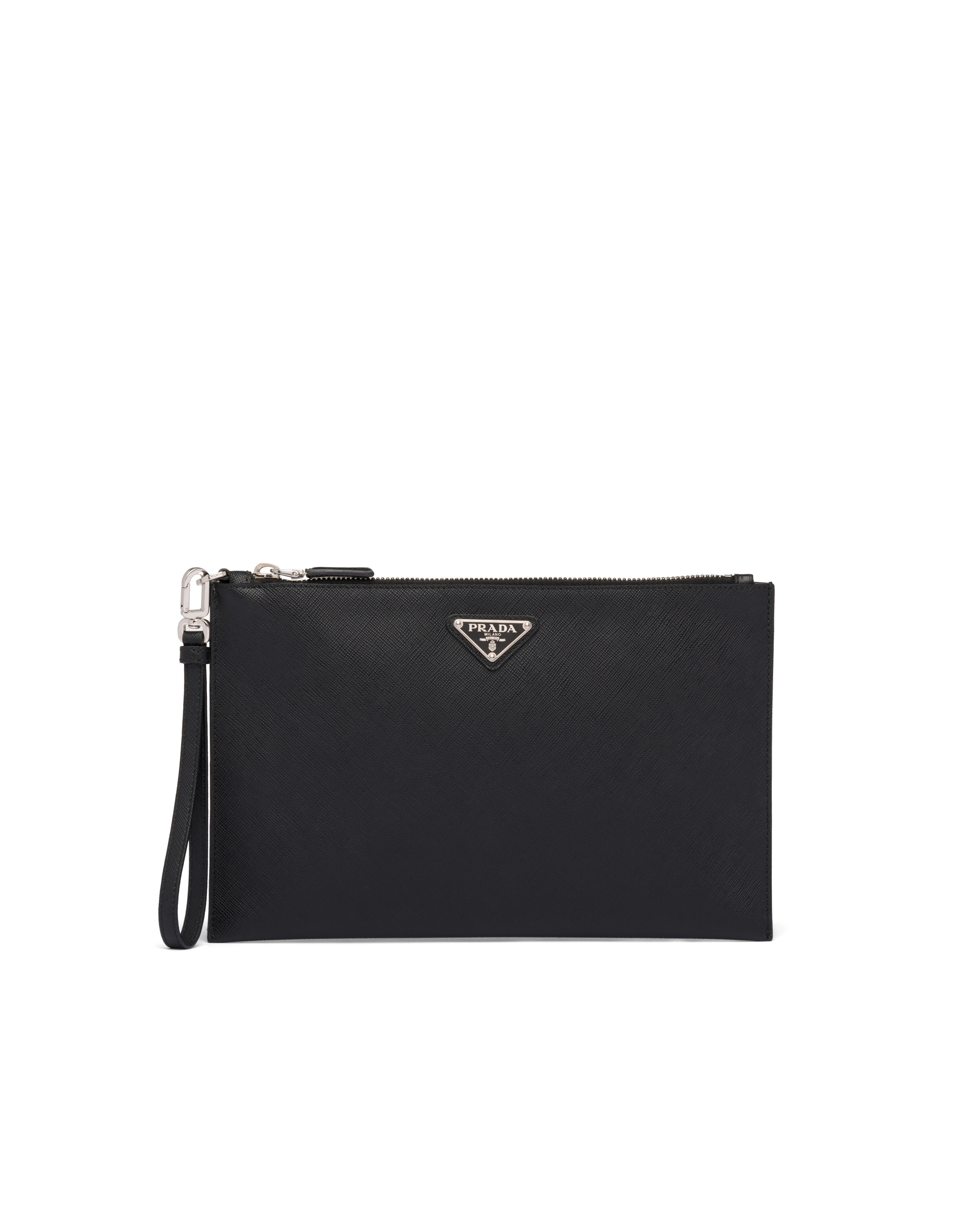 prada saffiano leather pouch