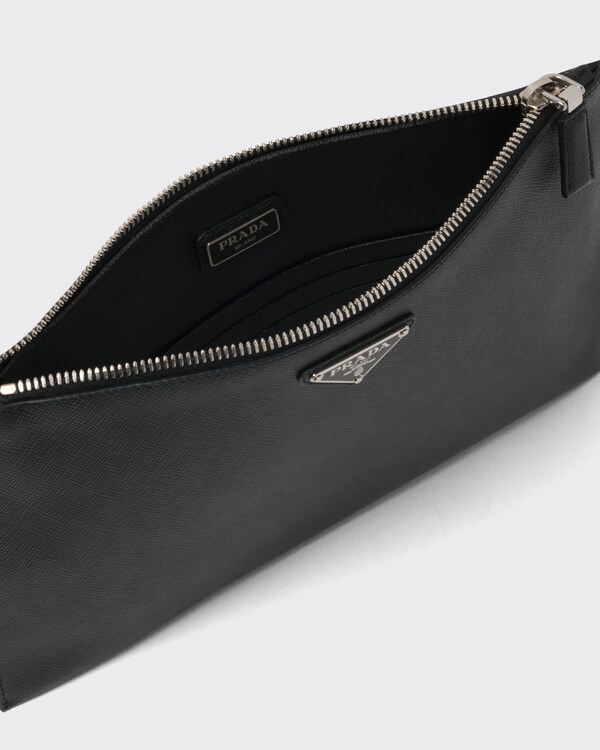 Saffiano Leather Pouch Saffiano Leather Pouch