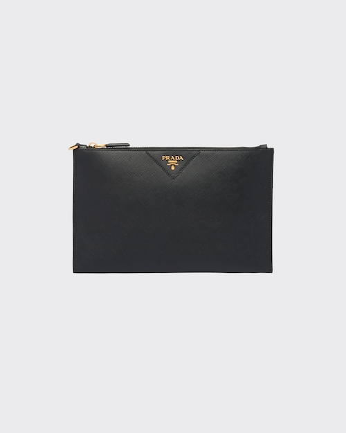 Prada Pochette en cuir saffiano 1