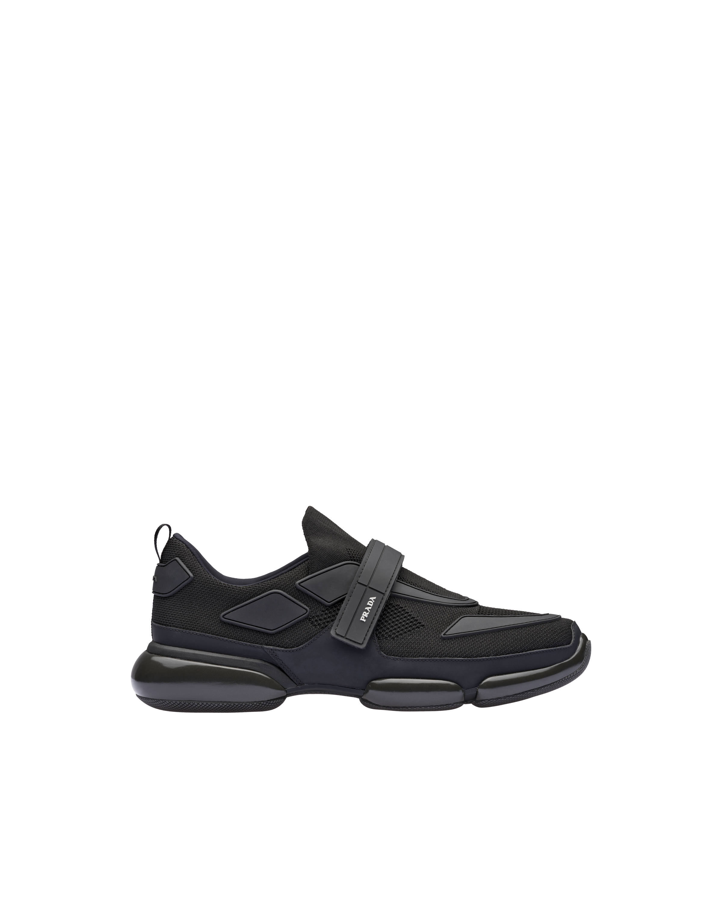 prada black cloudbust sneakers