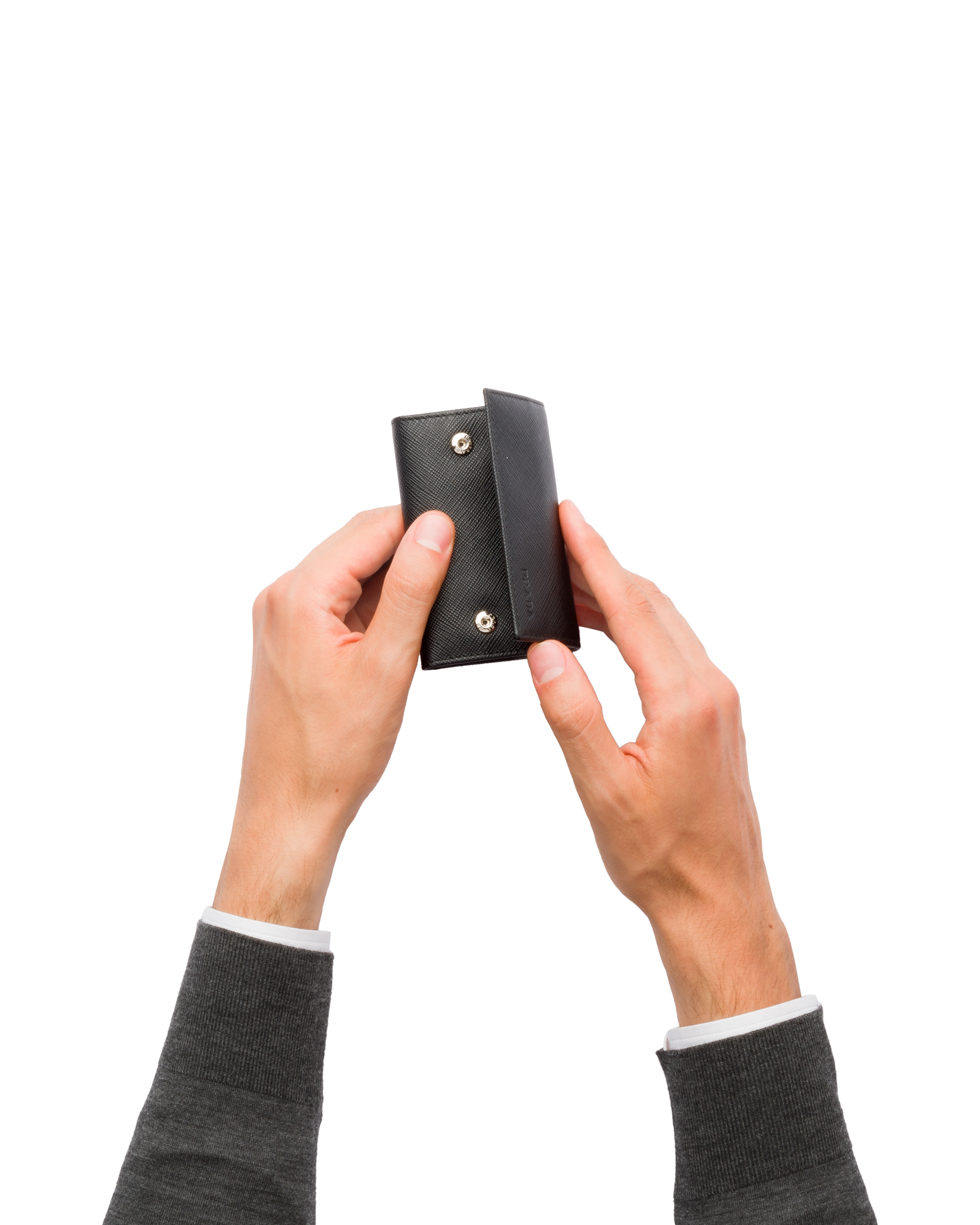 Saffiano Leather Key Holder Prada Prada s.p.a is responsible for this page. saffiano leather key holder