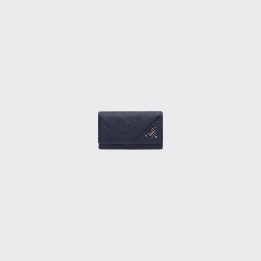 Prada Saffiano Leather Keychain 1
