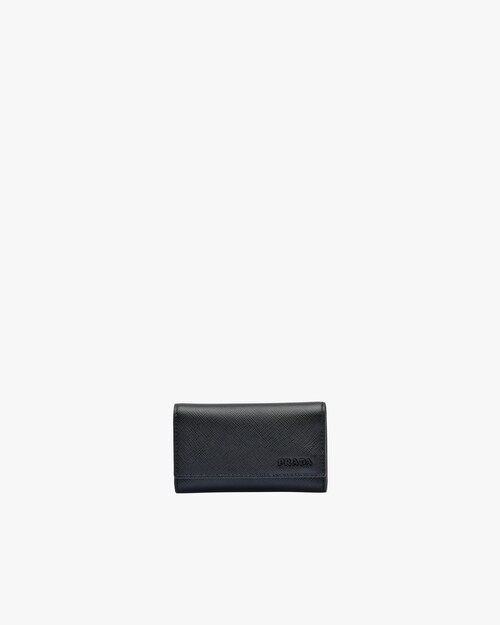 prada saffiano keychain