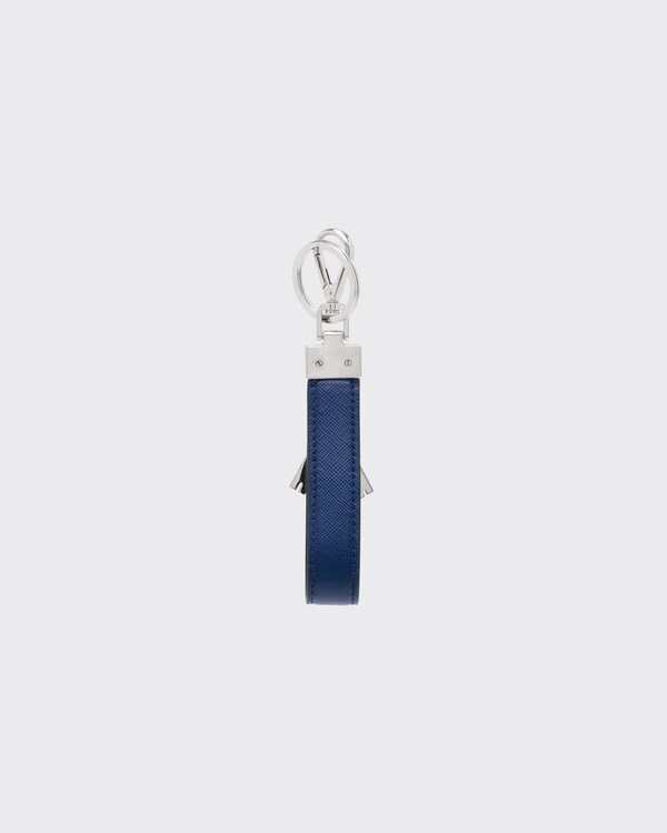 Saffiano leather keychain Saffiano leather keychain