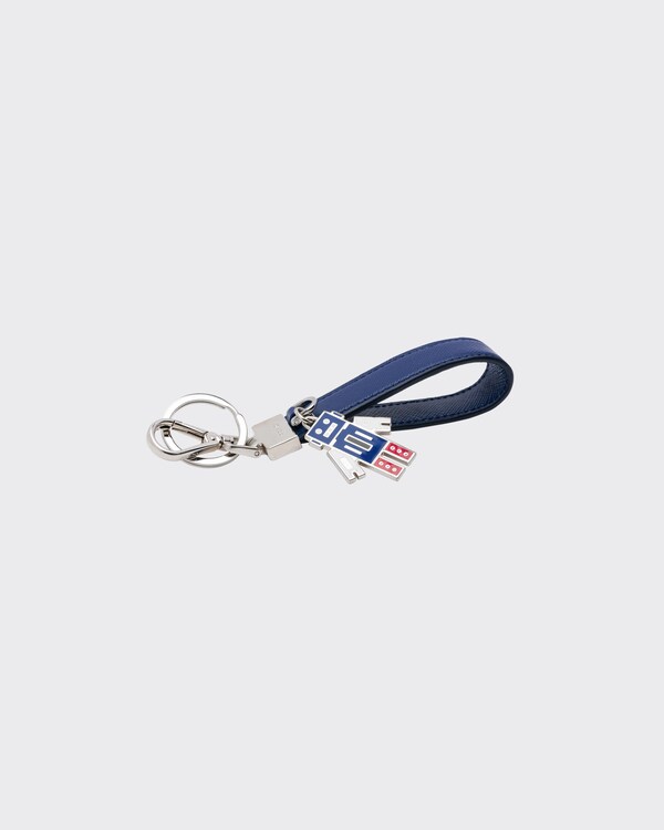 Saffiano leather keychain Saffiano leather keychain