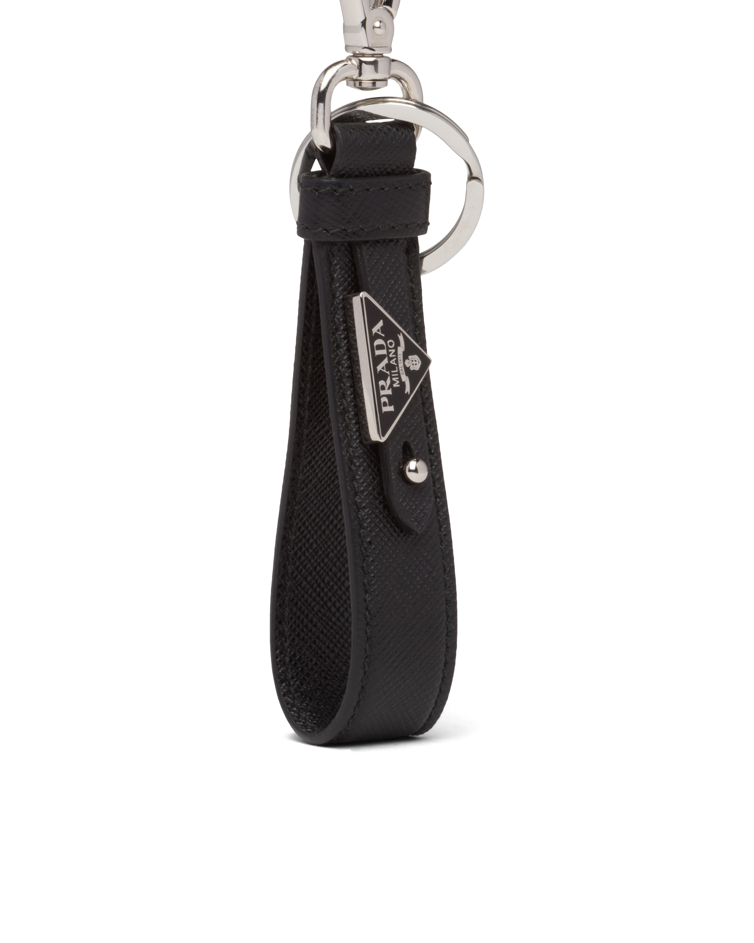 prada black keychain