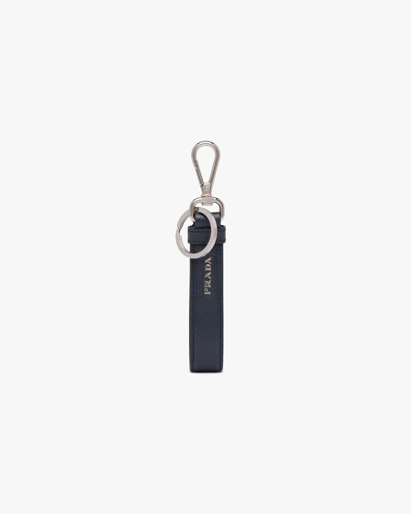 prada leather key holder